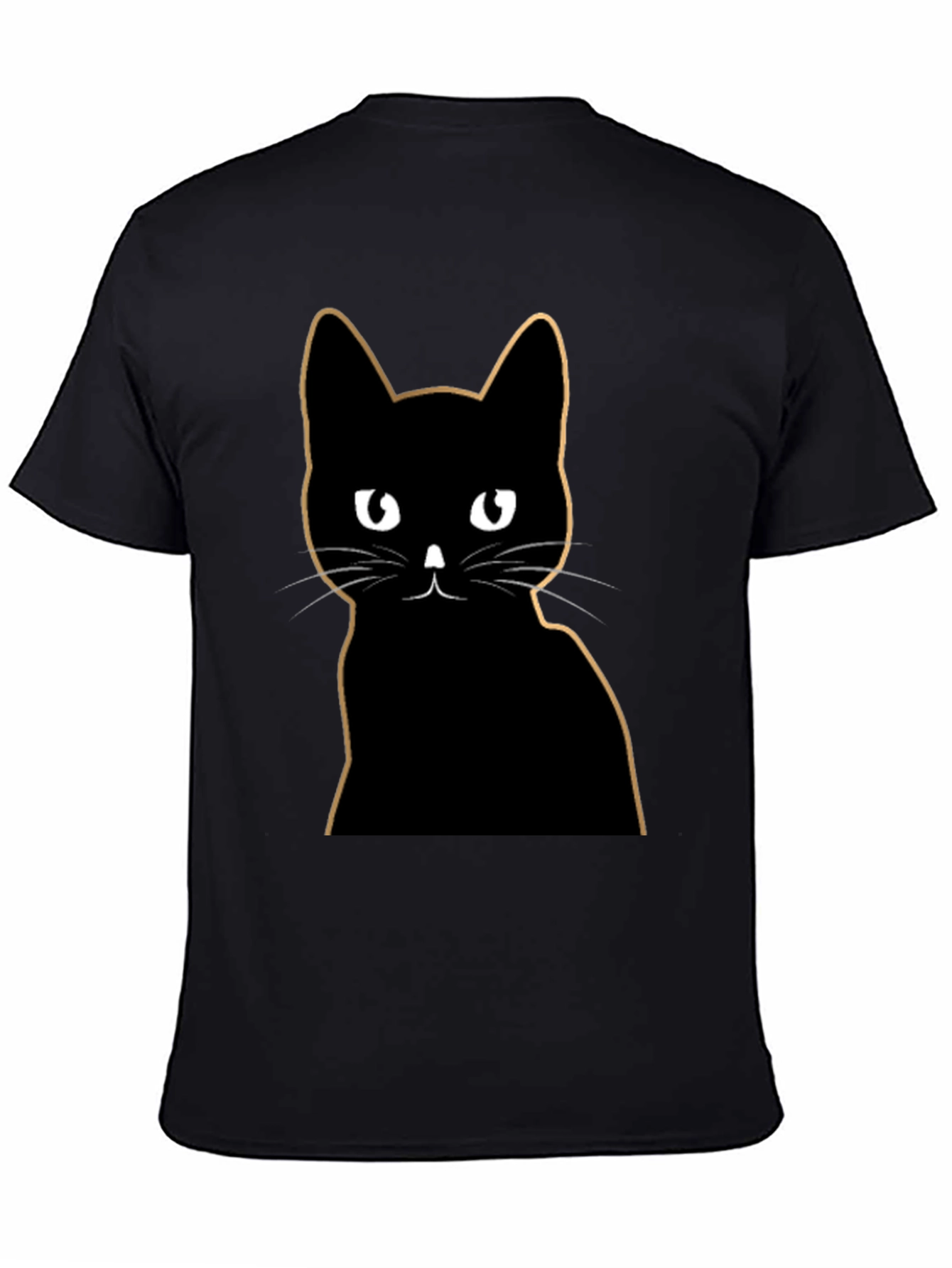 Black Black Cat Graphic Tee - Stylish & Unique view 4