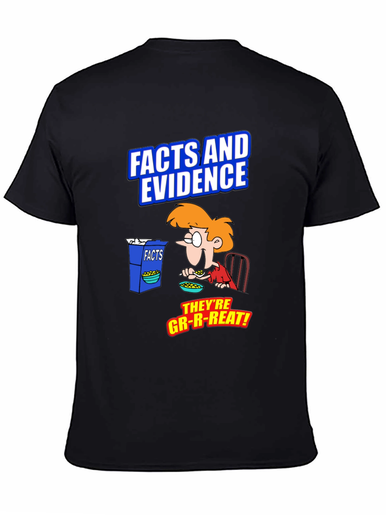 Black Facts and Evidence T-Shirt view 4