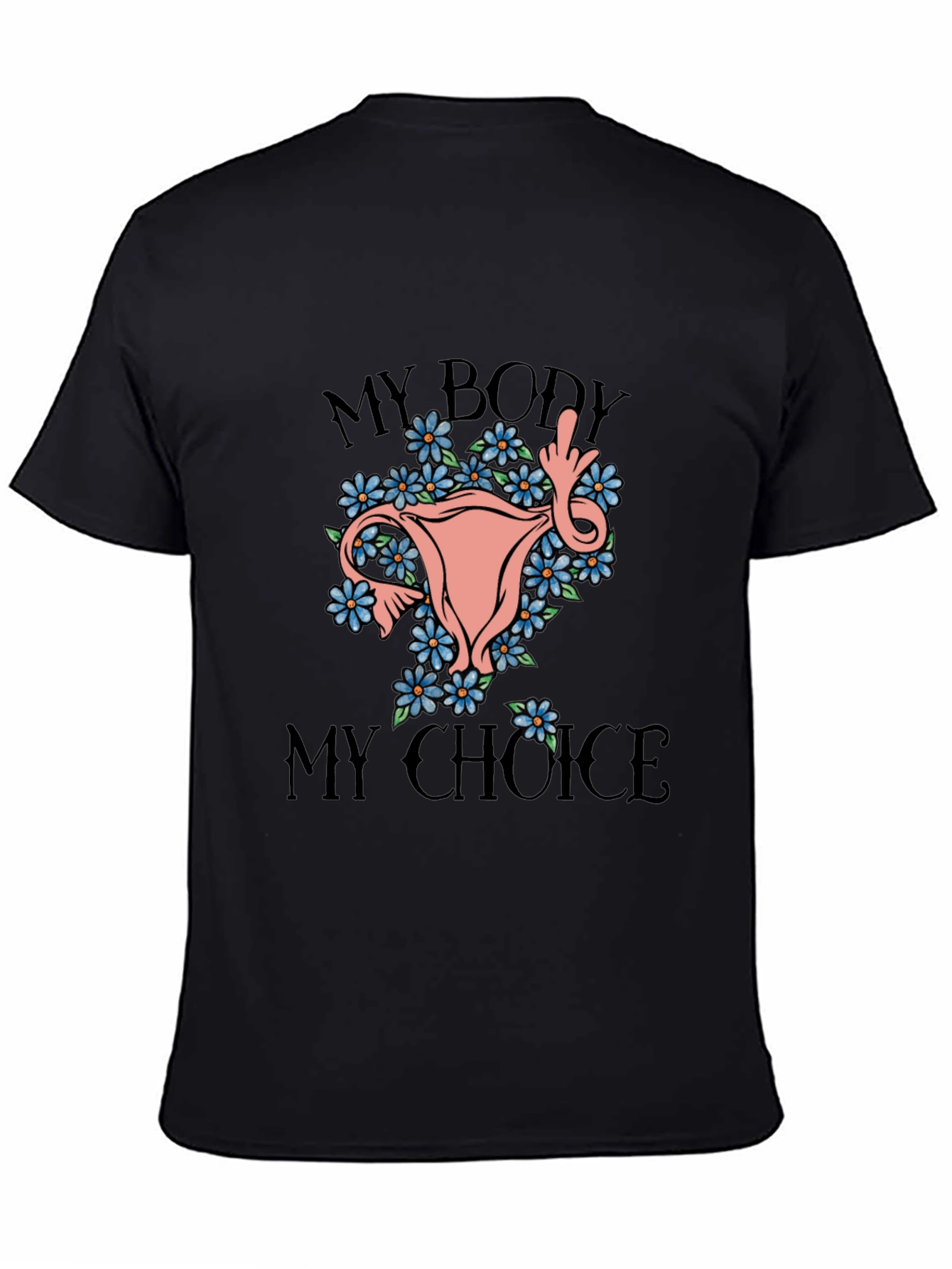 Black My Body My Choice Graphic Tee view 4