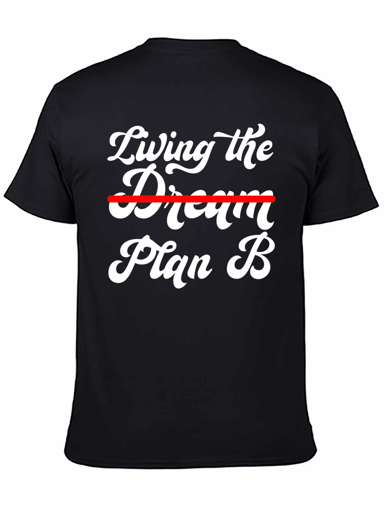 Black Living the Plan B Tee view 4