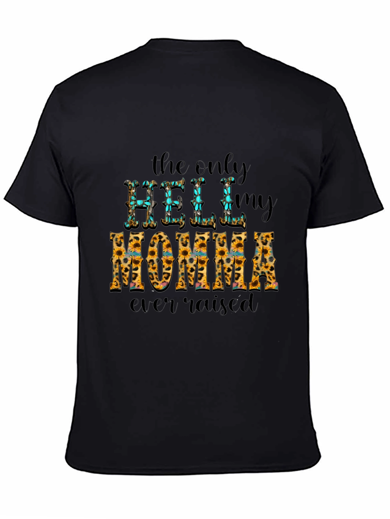 Black Momma Raised Hell Graphic Tee view 4