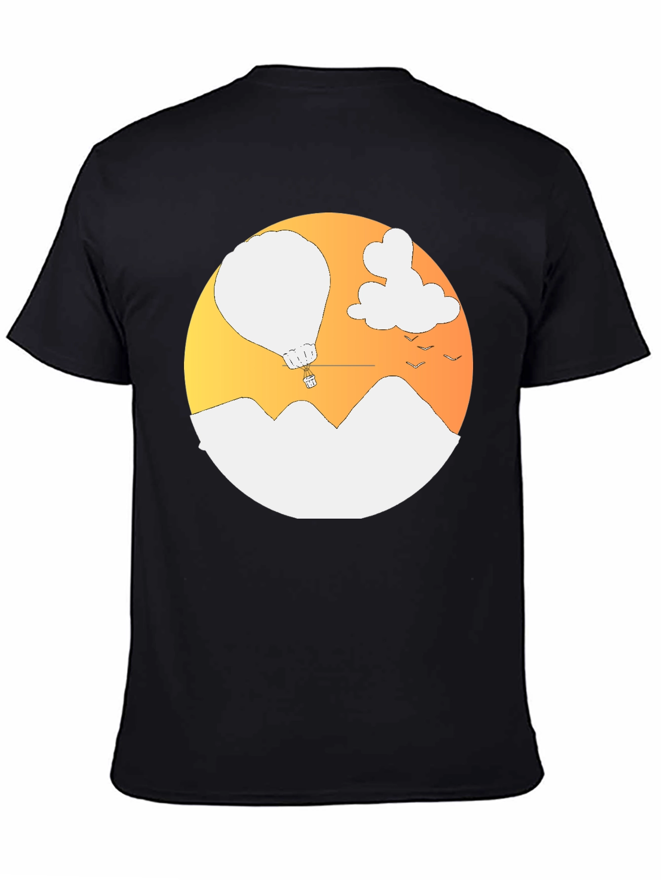 Black Mountain Balloon Graphic Tee view 4