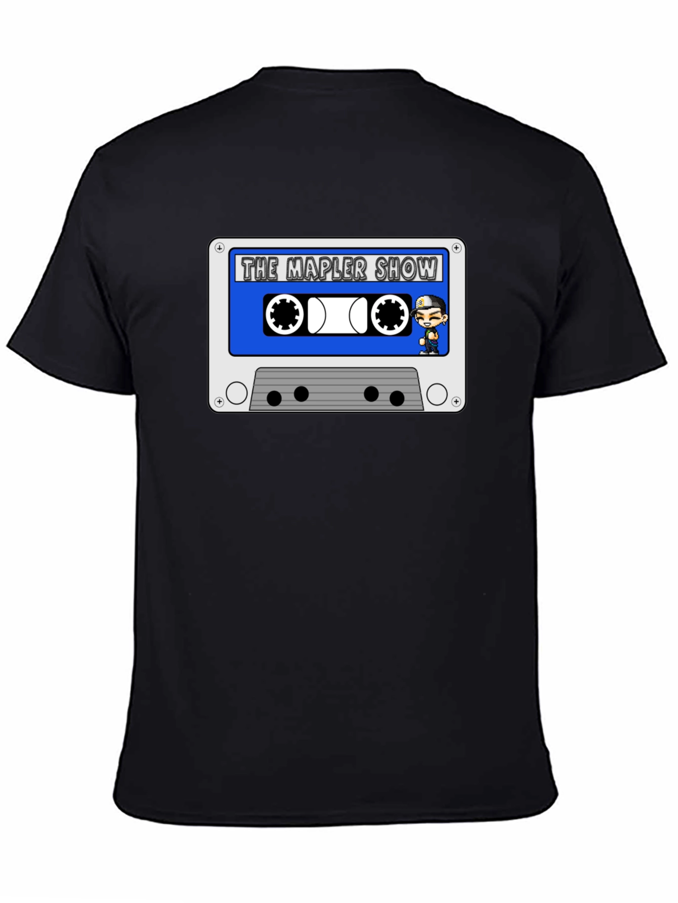 Black The Mapler Show Cassette Graphic Tee view 4