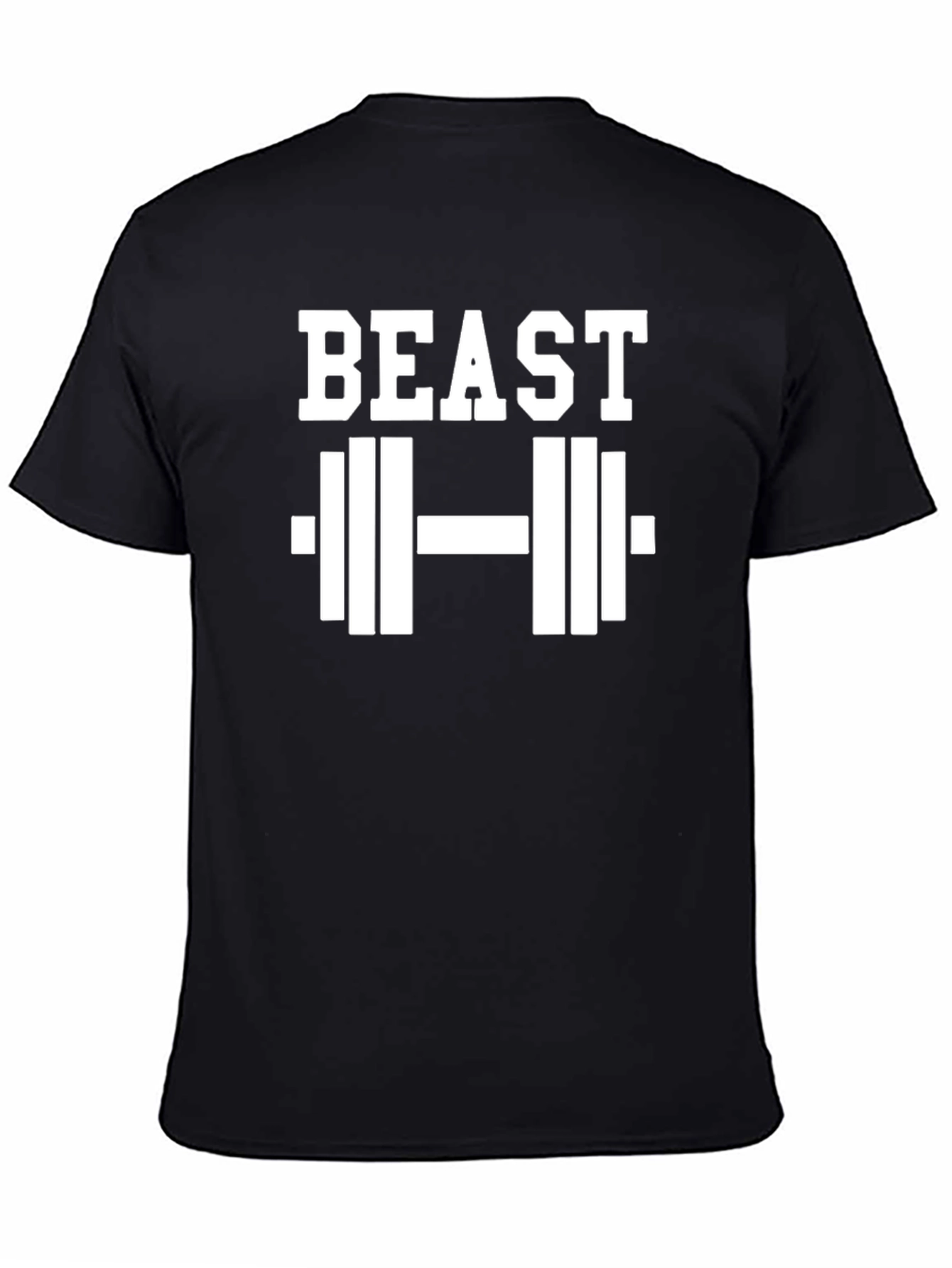 Black Beast Mode Workout Gym T-Shirt view 4