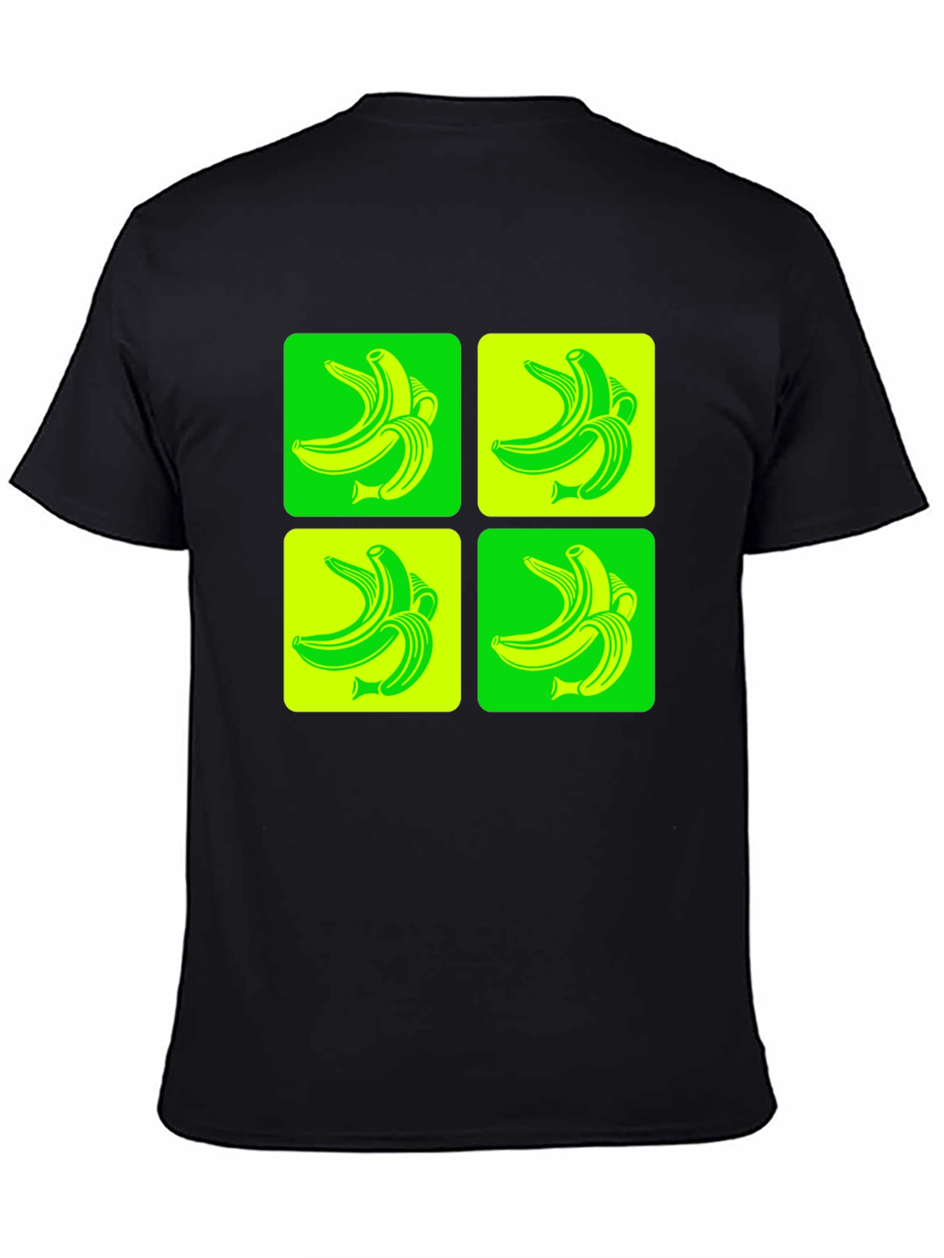 Black Banana Pop Art Graphic T-Shirt view 4
