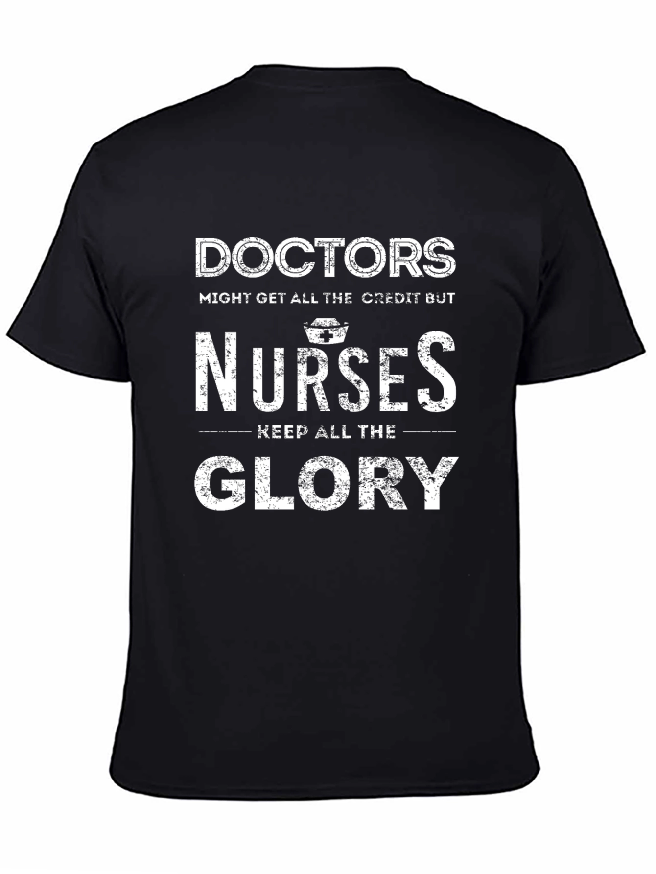 Black Nurses Get The Glory T-Shirt view 4
