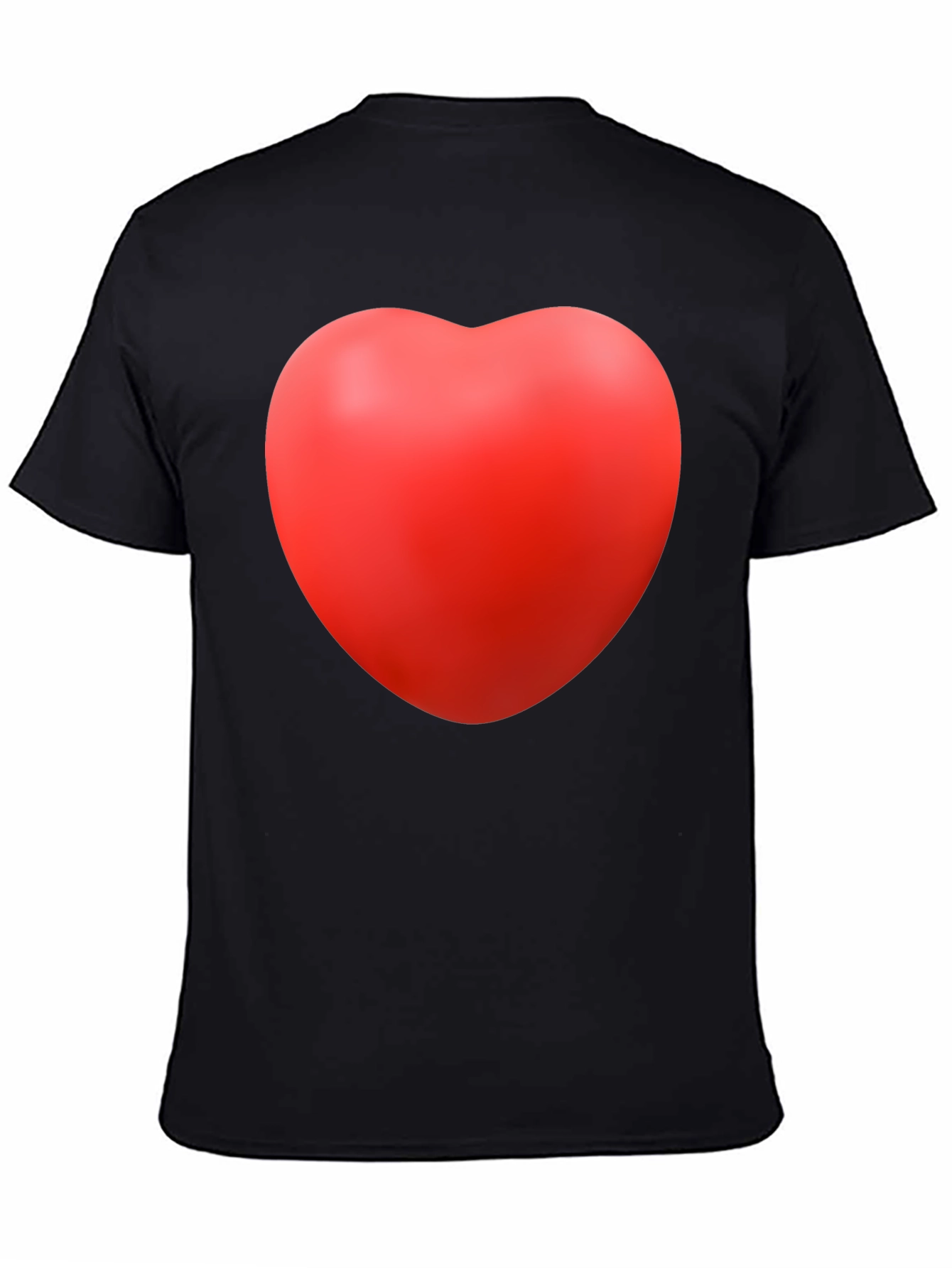 Black Heart Graphic Black Tee view 4