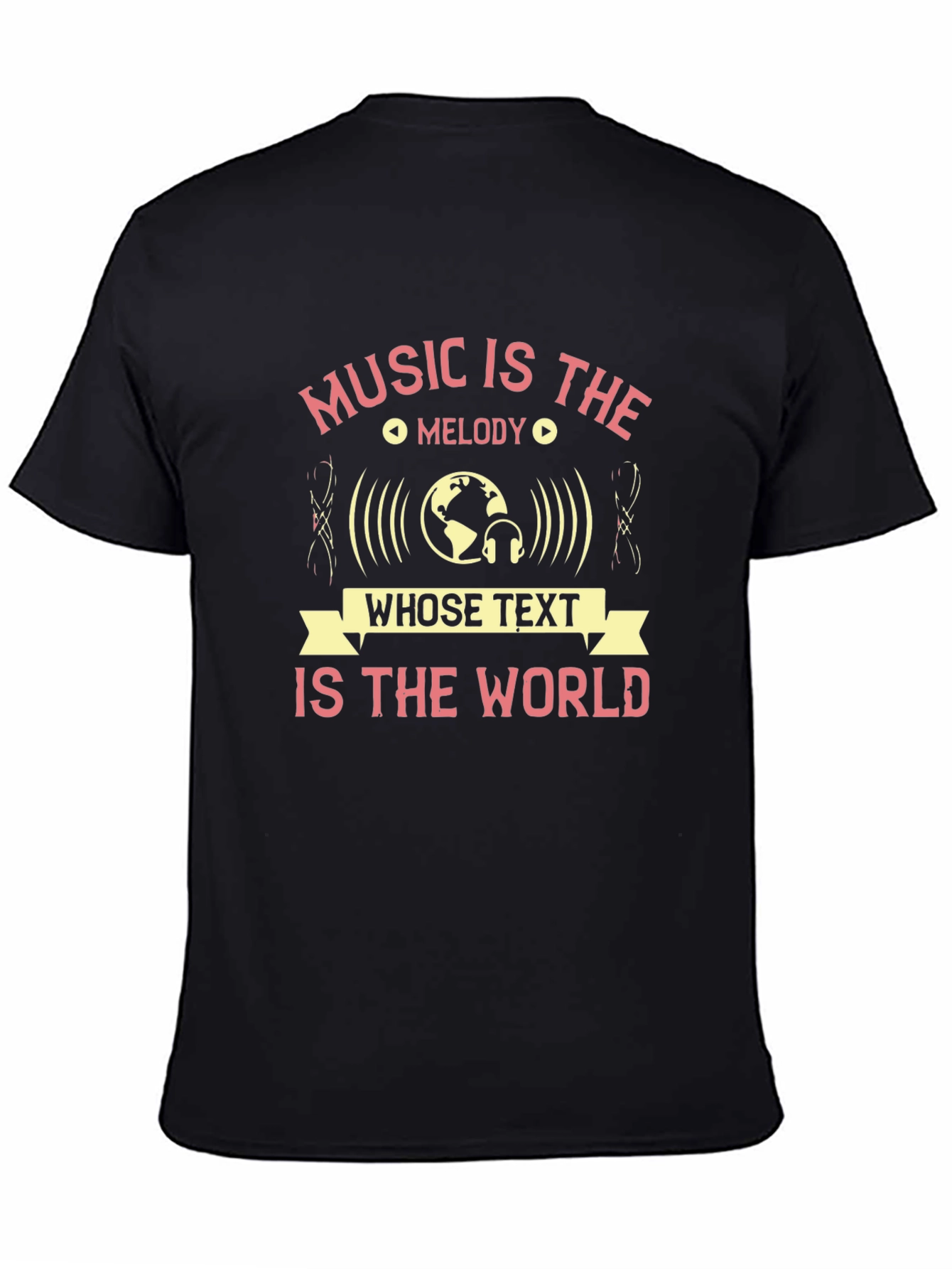 Black Music Is The Melody T-Shirt view 4