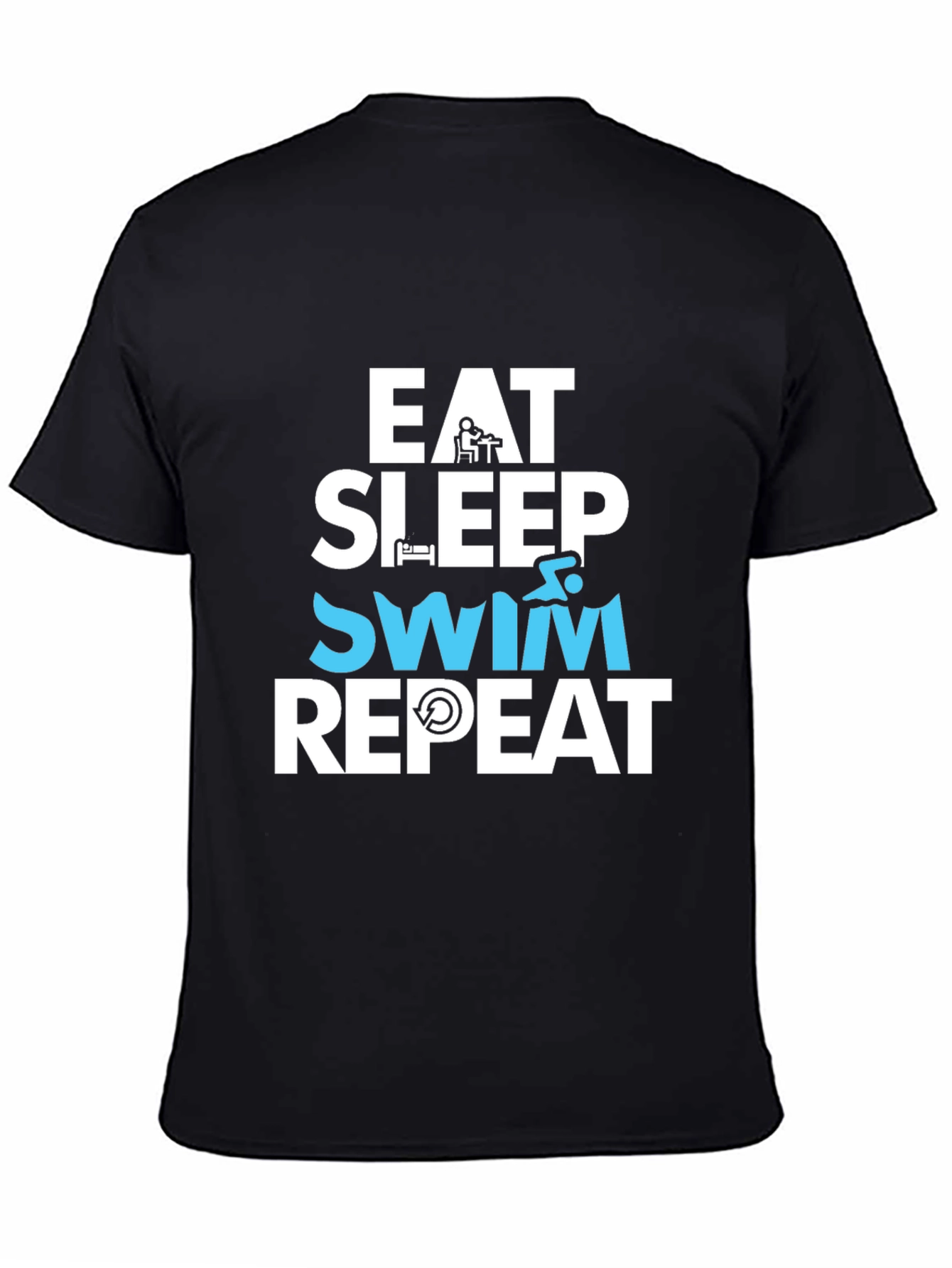 Eat Sleep Swim Repeat T-Shirt - 4