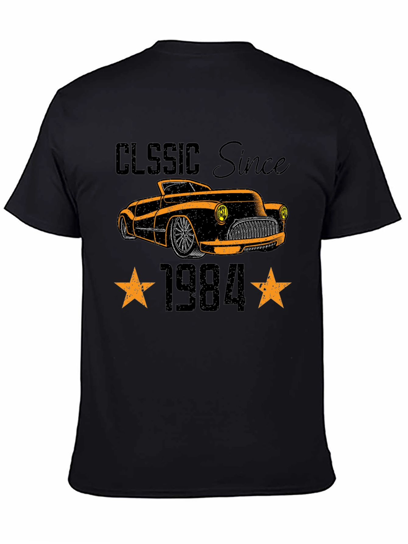 Classic Since 1984 Car Graphic T-Shirt - 4