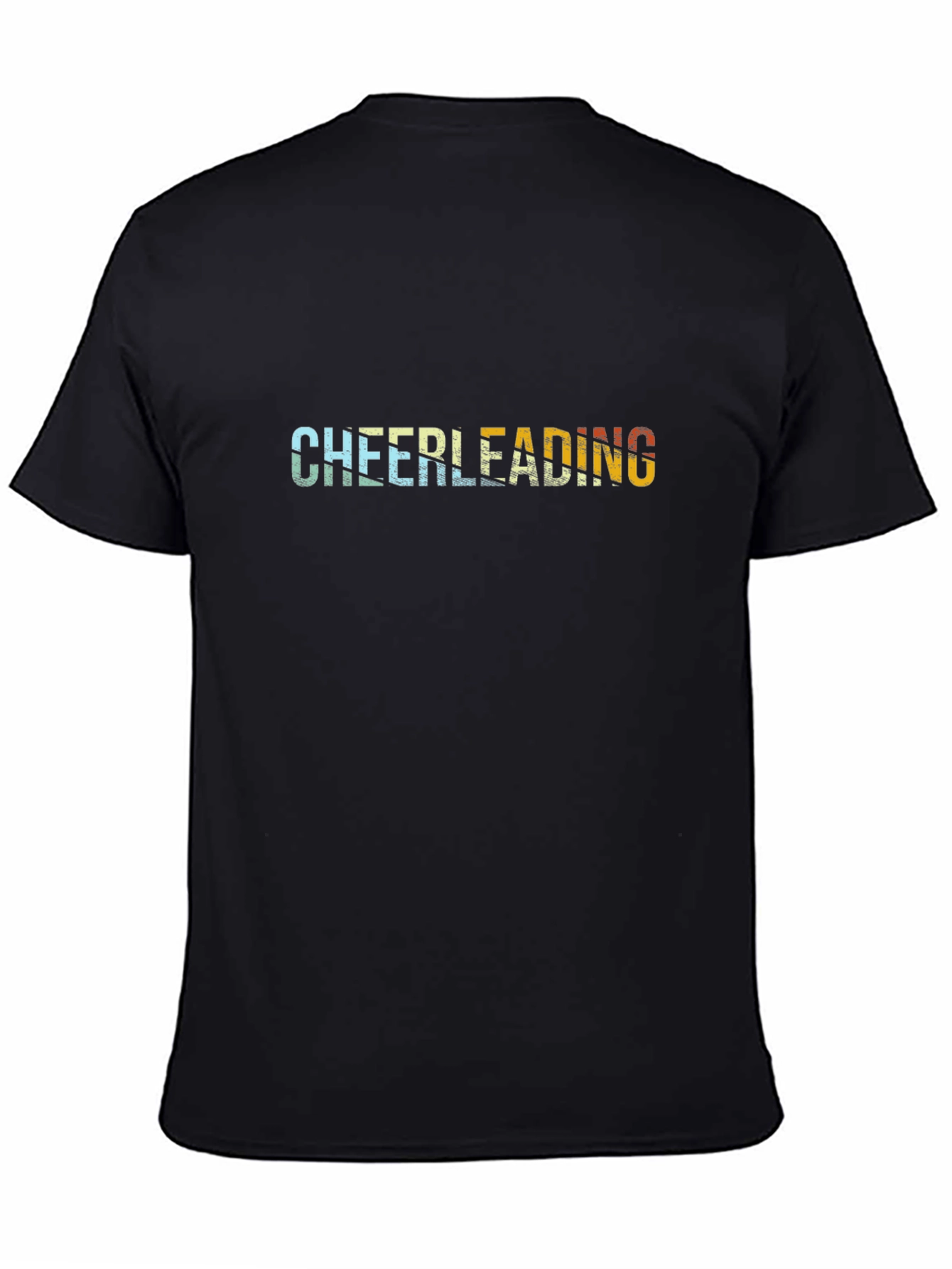 Black Cheerleading Retro T-Shirt  view 4