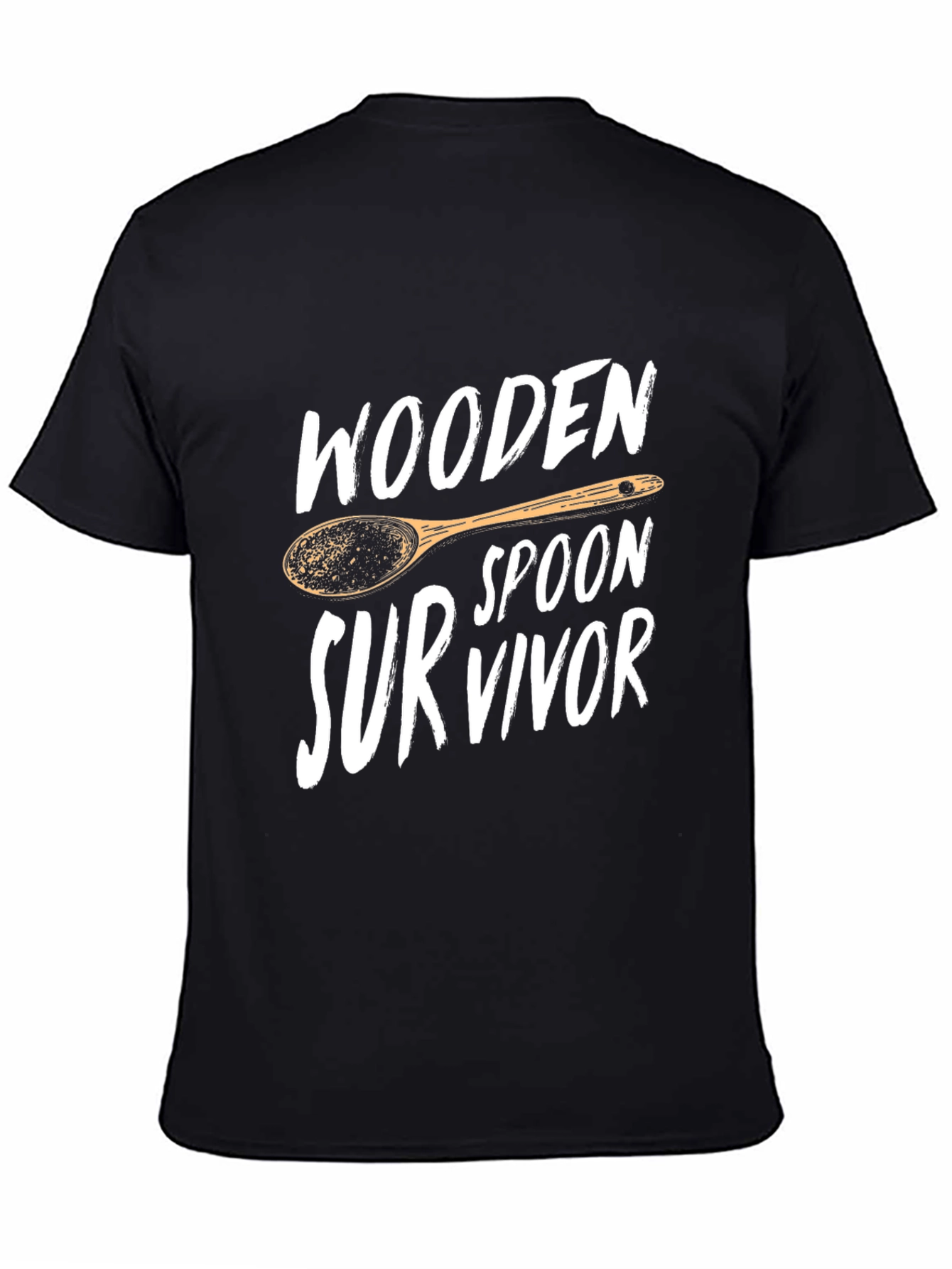 Black Wooden Spoon Survivor Graphic Tee view 4