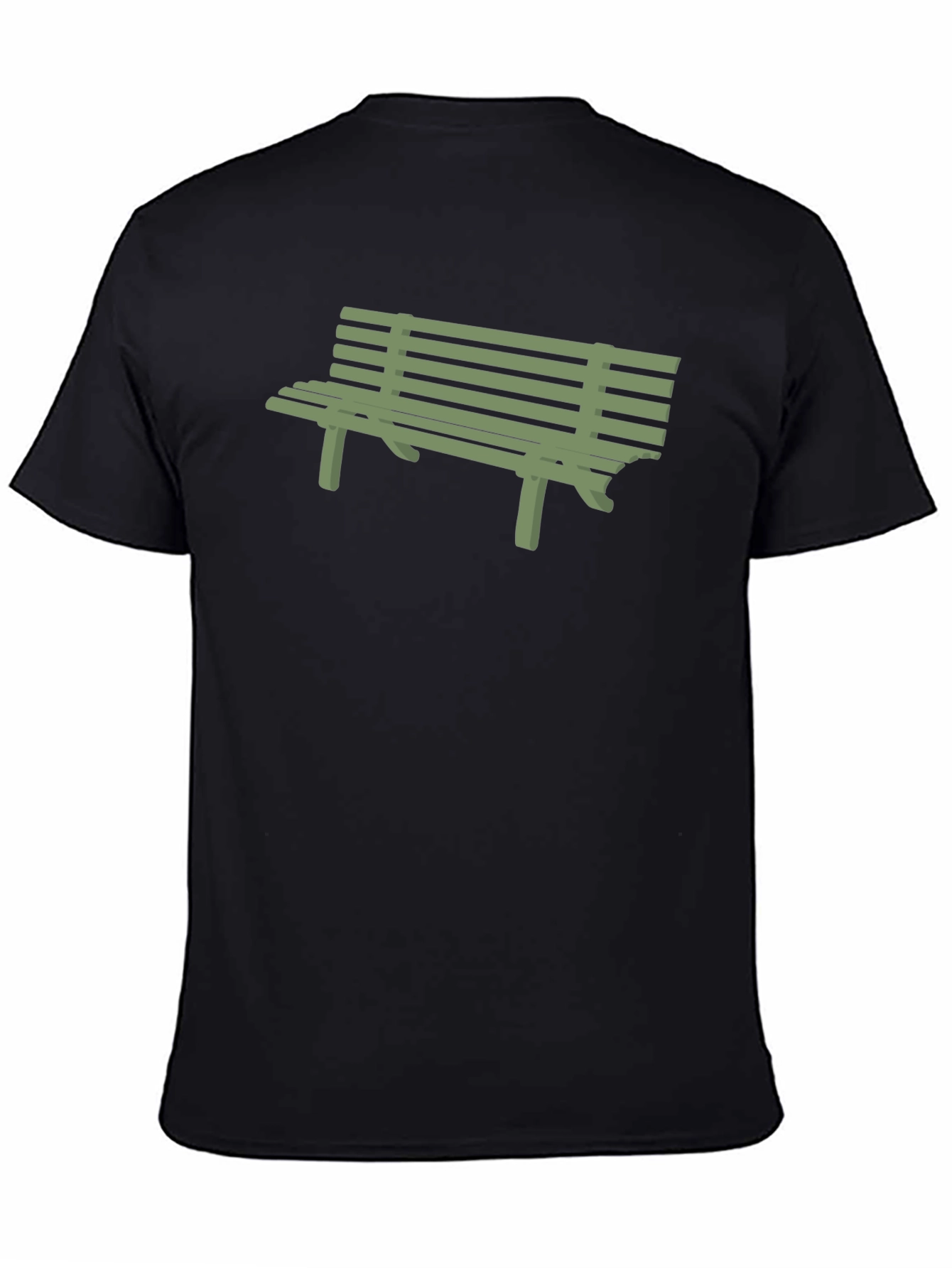 Black Bench Graphic Tee - Casual Comfort view 4