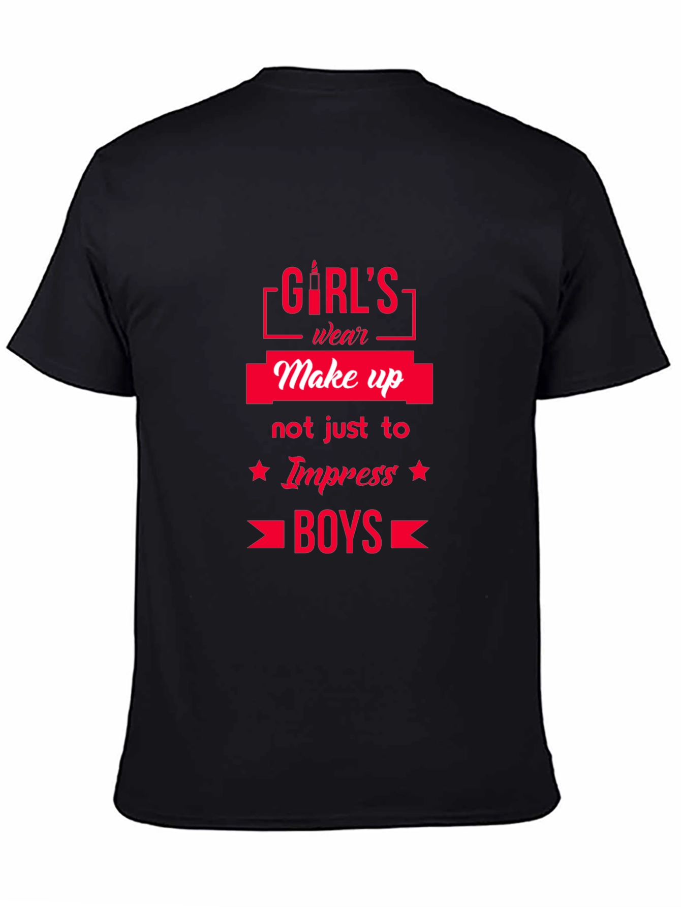 Black Girl's Makeup T-Shirt - Empowering Fashion view 4