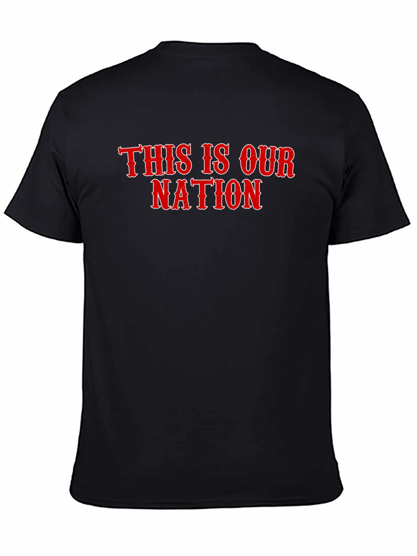 Black This is Our Nation Graphic Tee - Black view 4