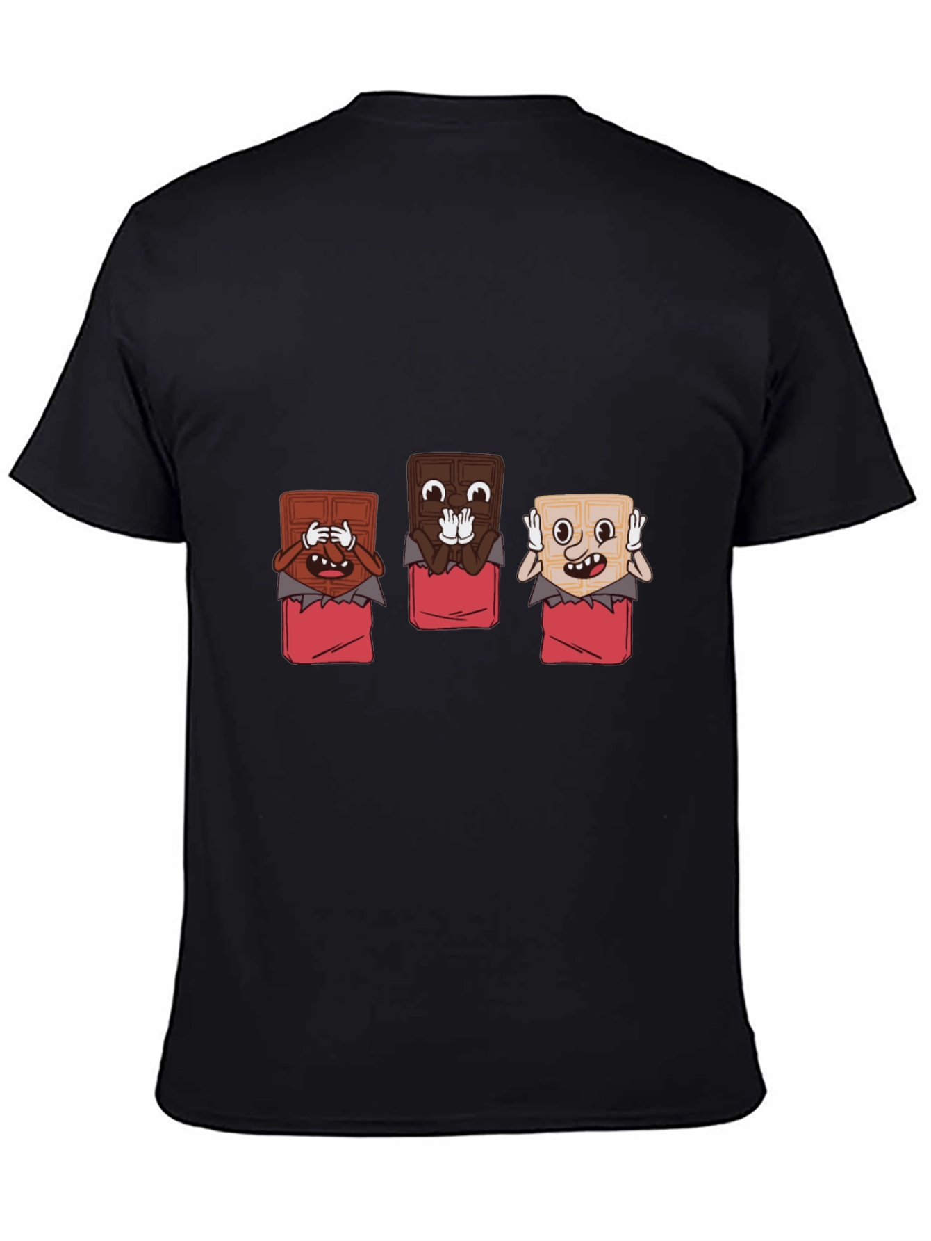 Black Chocolate See No Evil T-Shirt view 4