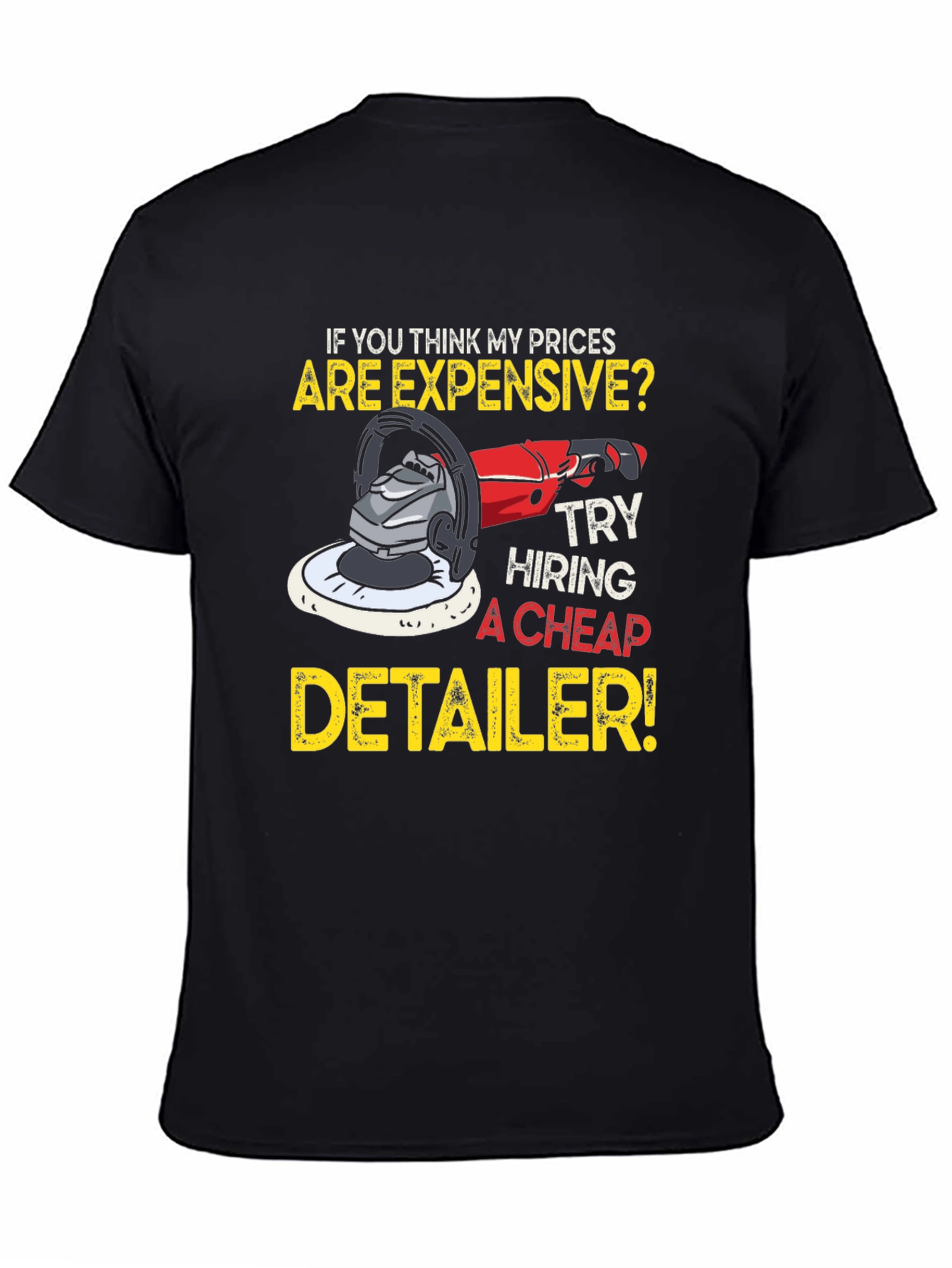 Black Expensive Detailer T-Shirt view 4