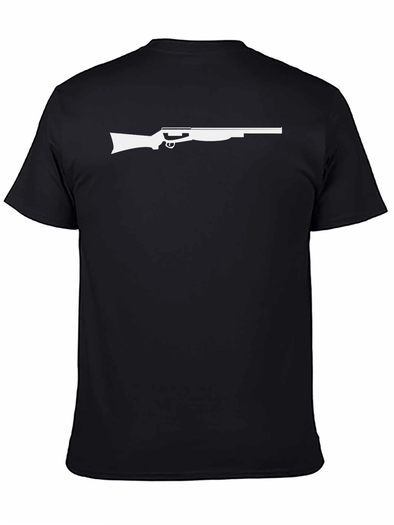 Black Shotgun T-Shirt - Mens Graphic Tee view 4