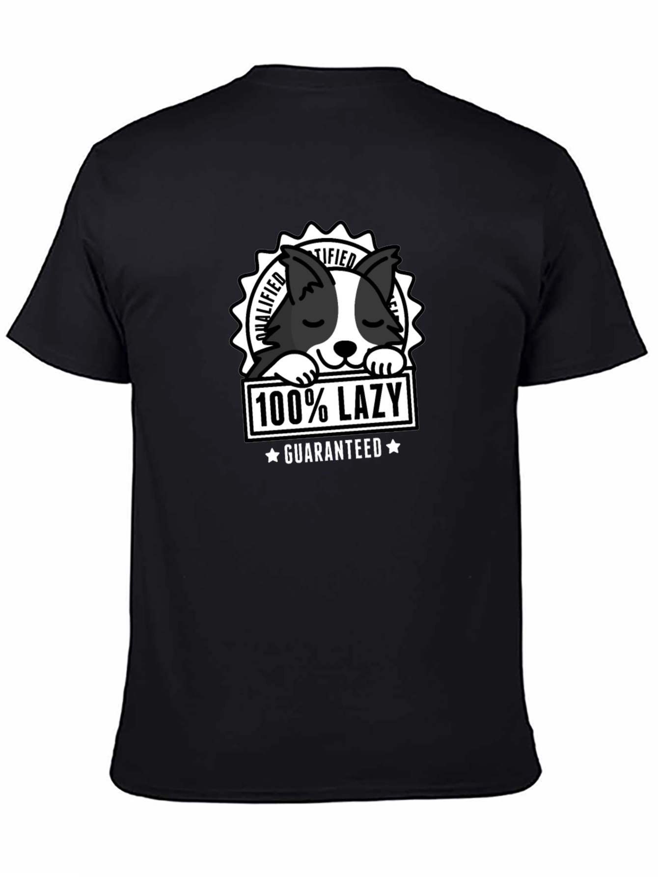 Black Lazy Dog Certified T-Shirt view 4