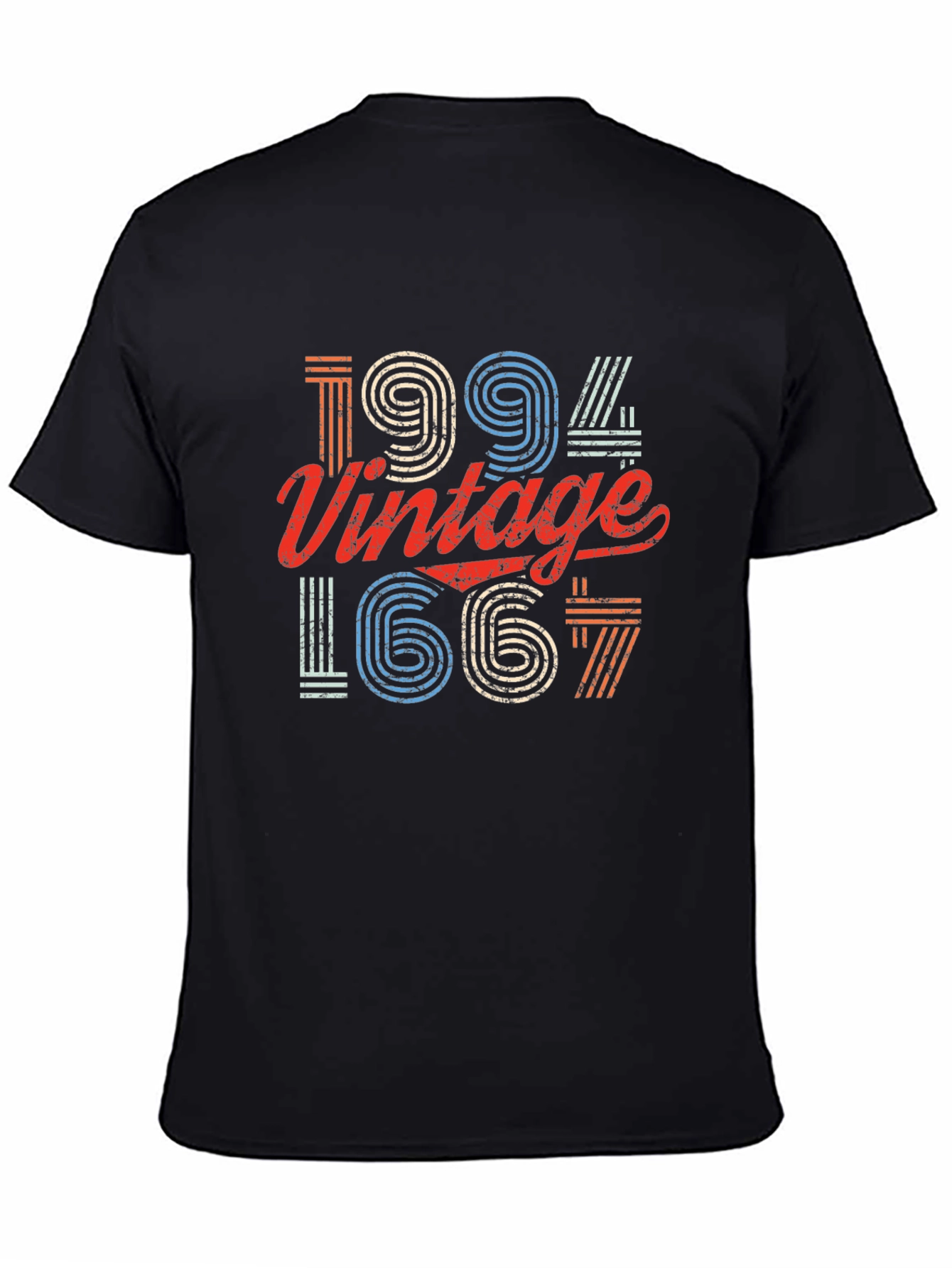 Black Vintage 1994 T-Shirt - Retro Birthday Gift view 4