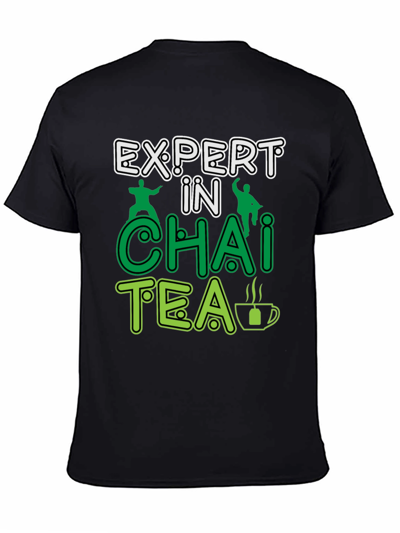 Black Expert in Chai Tea T-Shirt -  Funny Tea Lover Gift view 4