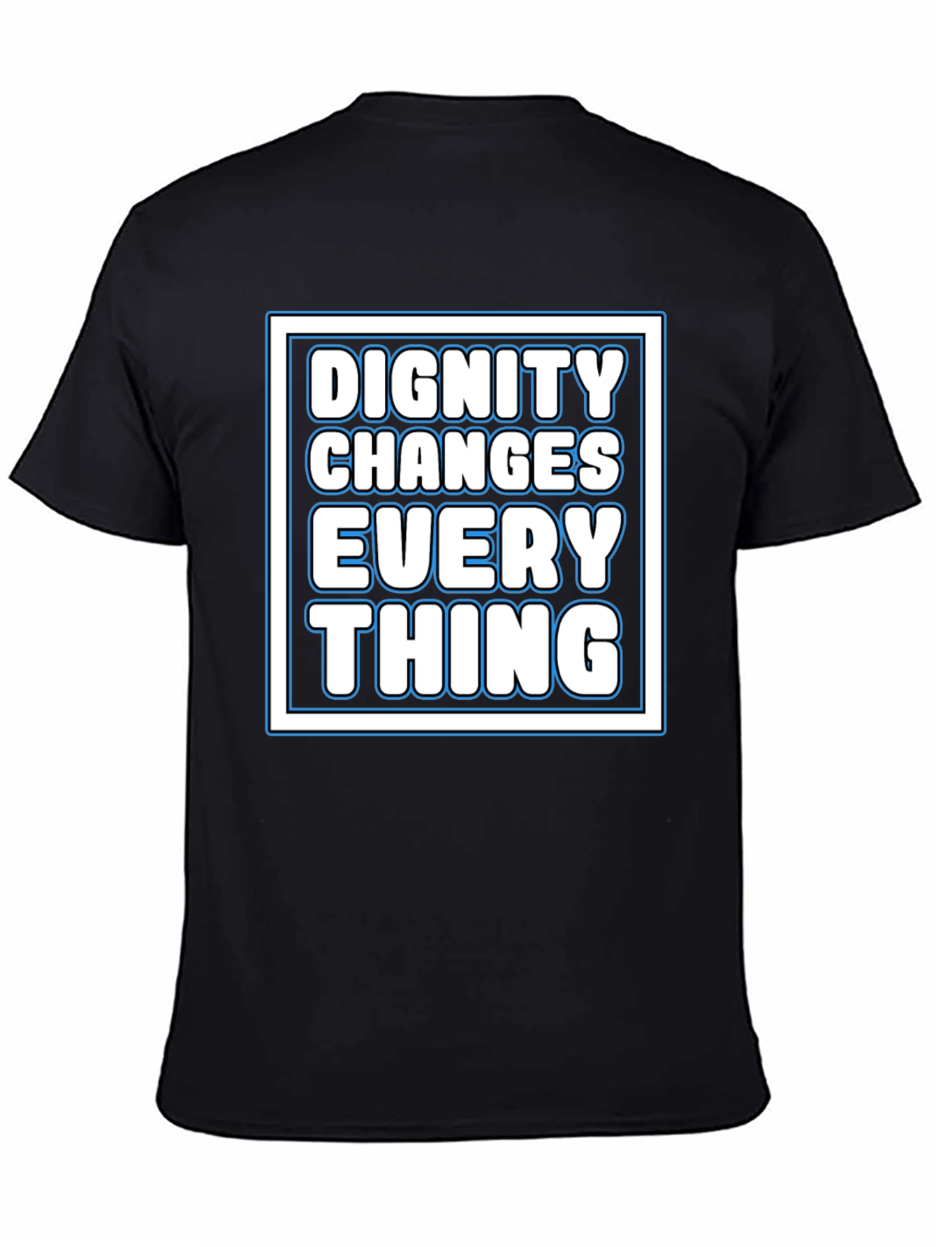 Black Dignity Changes Everything Graphic Tee view 4
