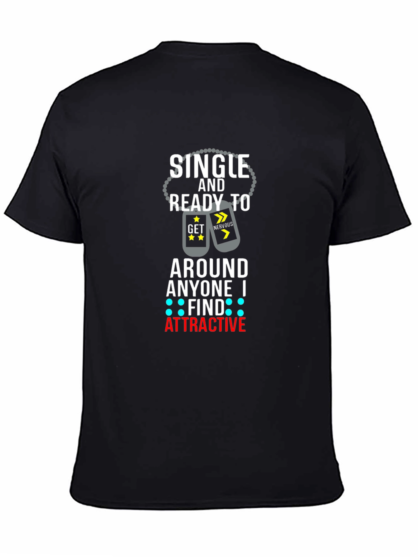 Black Single and Ready T-Shirt view 4