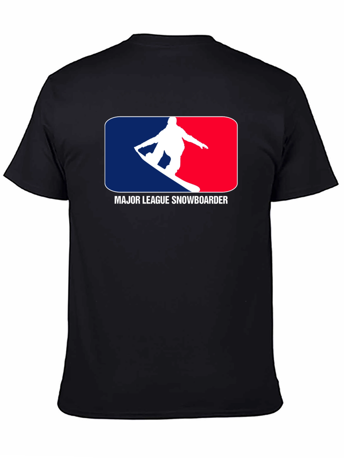 Black Major League Snowboarder Black T-Shirt view 4