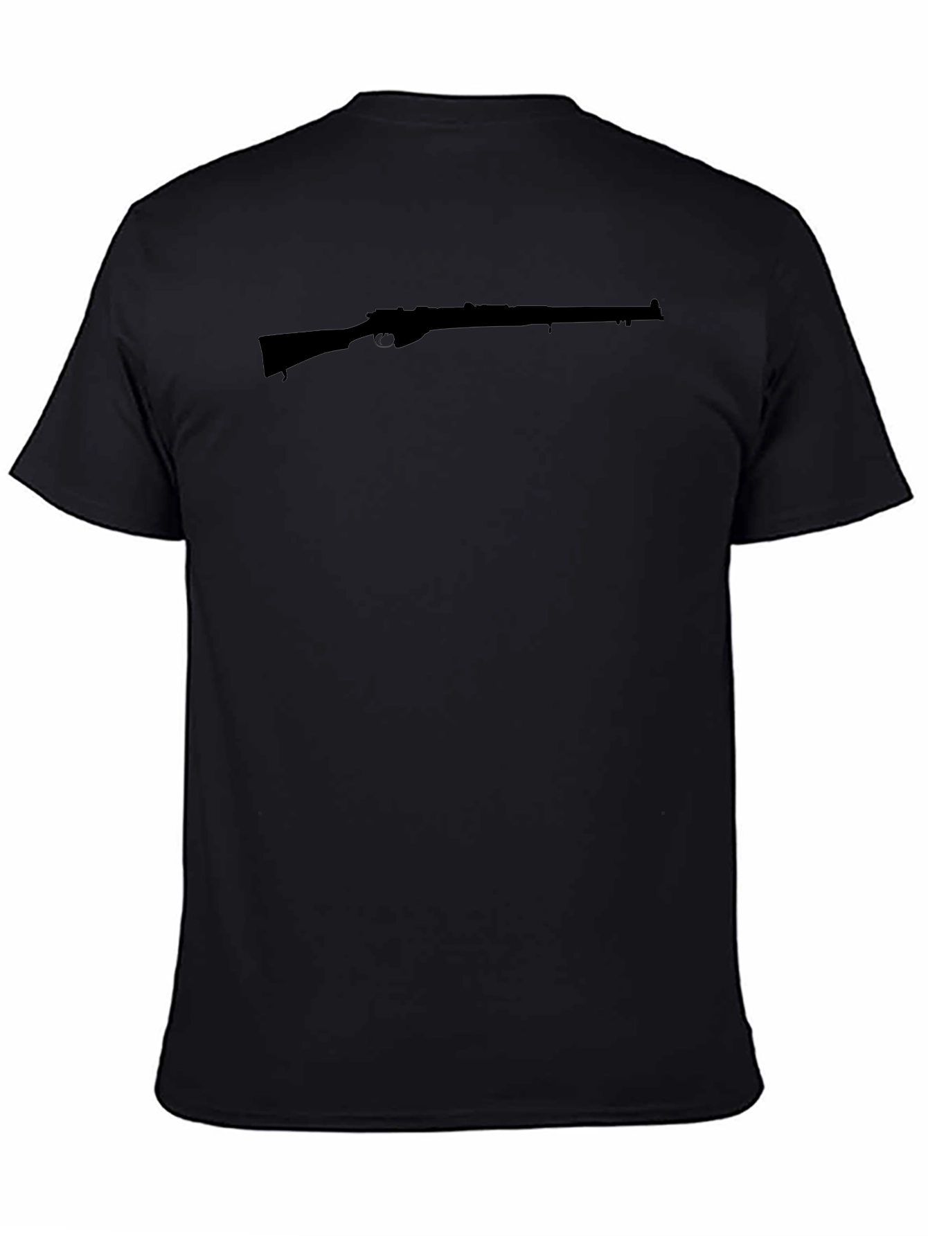 Black Rifle Graphic Black T-Shirt - Classic Cool view 4