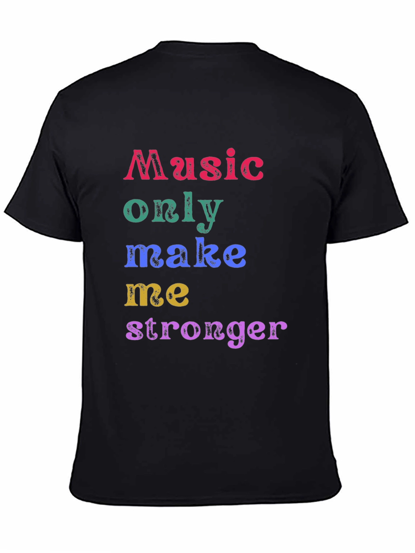 Black Music Makes Me Stronger T-Shirt view 4