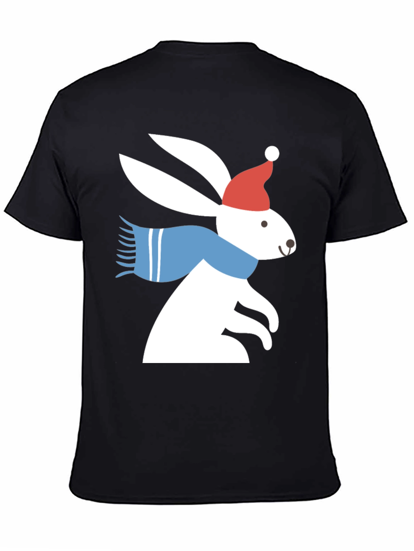 Festive Bunny Graphic Tee - 4