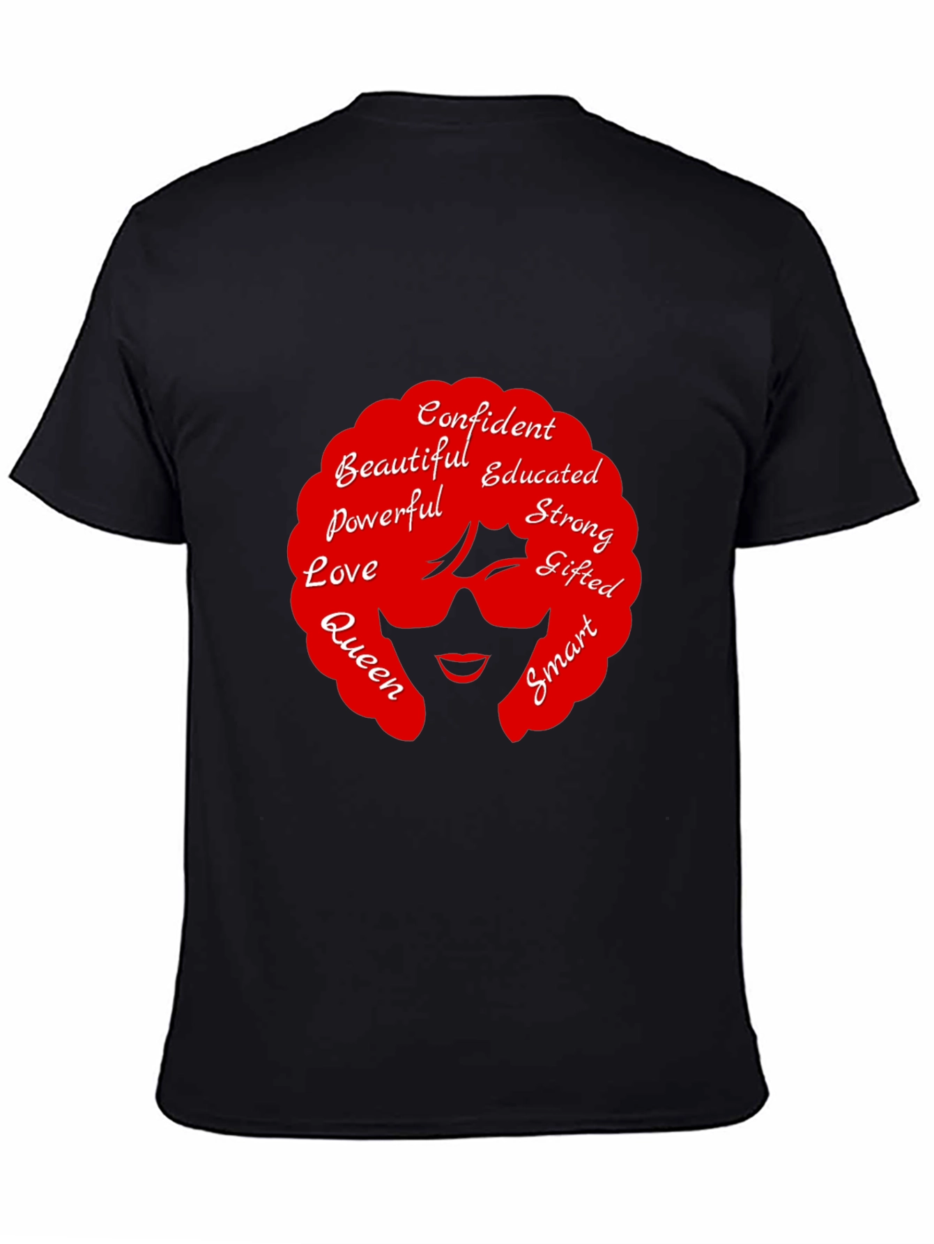Black Empowered Woman T-Shirt: Confident, Educated & Strong view 4