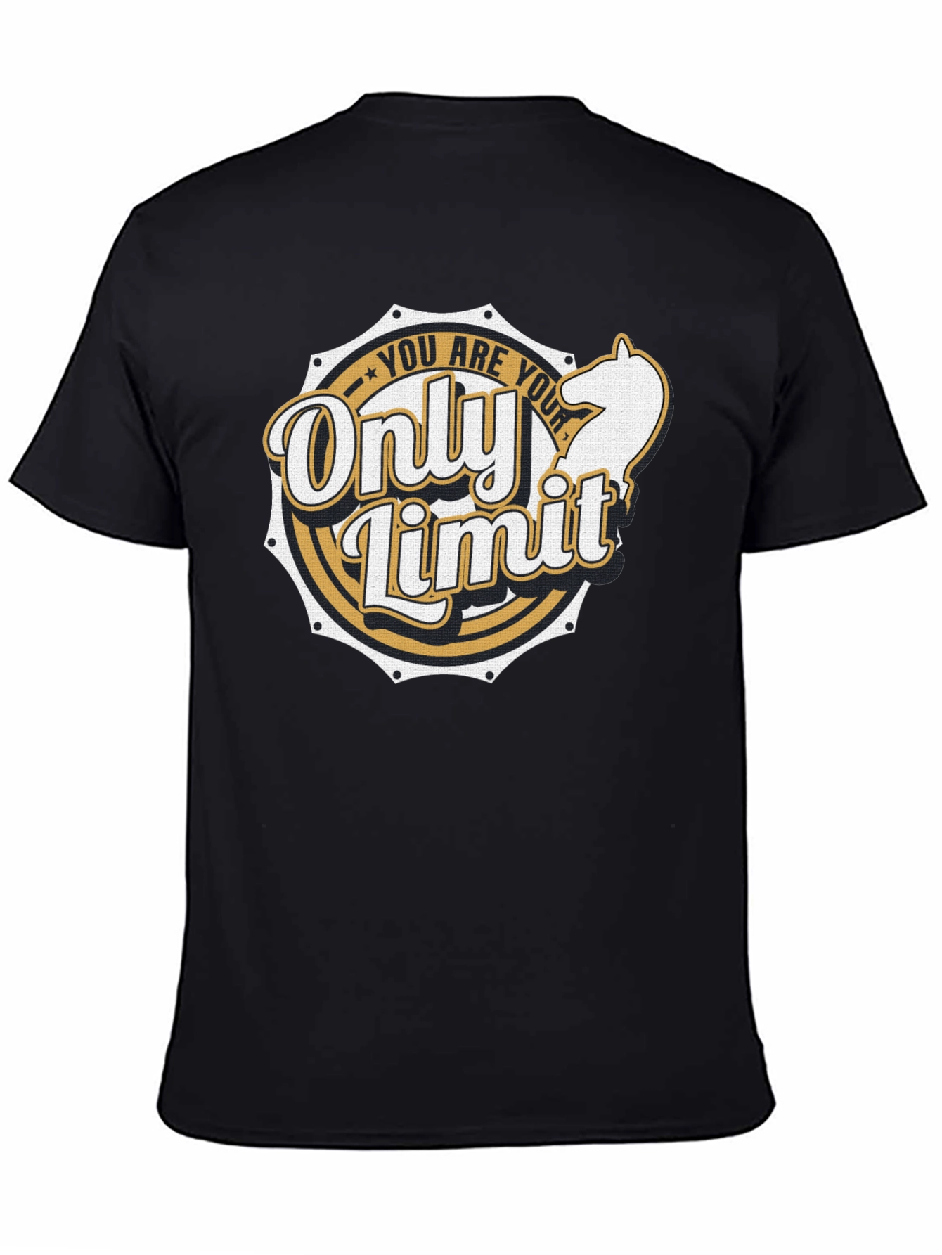 Black You Are Your Only Limit Graphic T-Shirt view 4