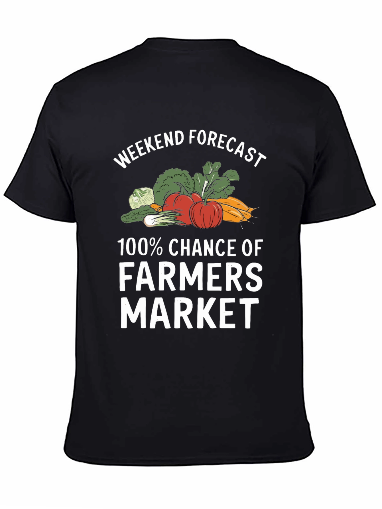 Black Farmer's Market Weekend T-Shirt view 4