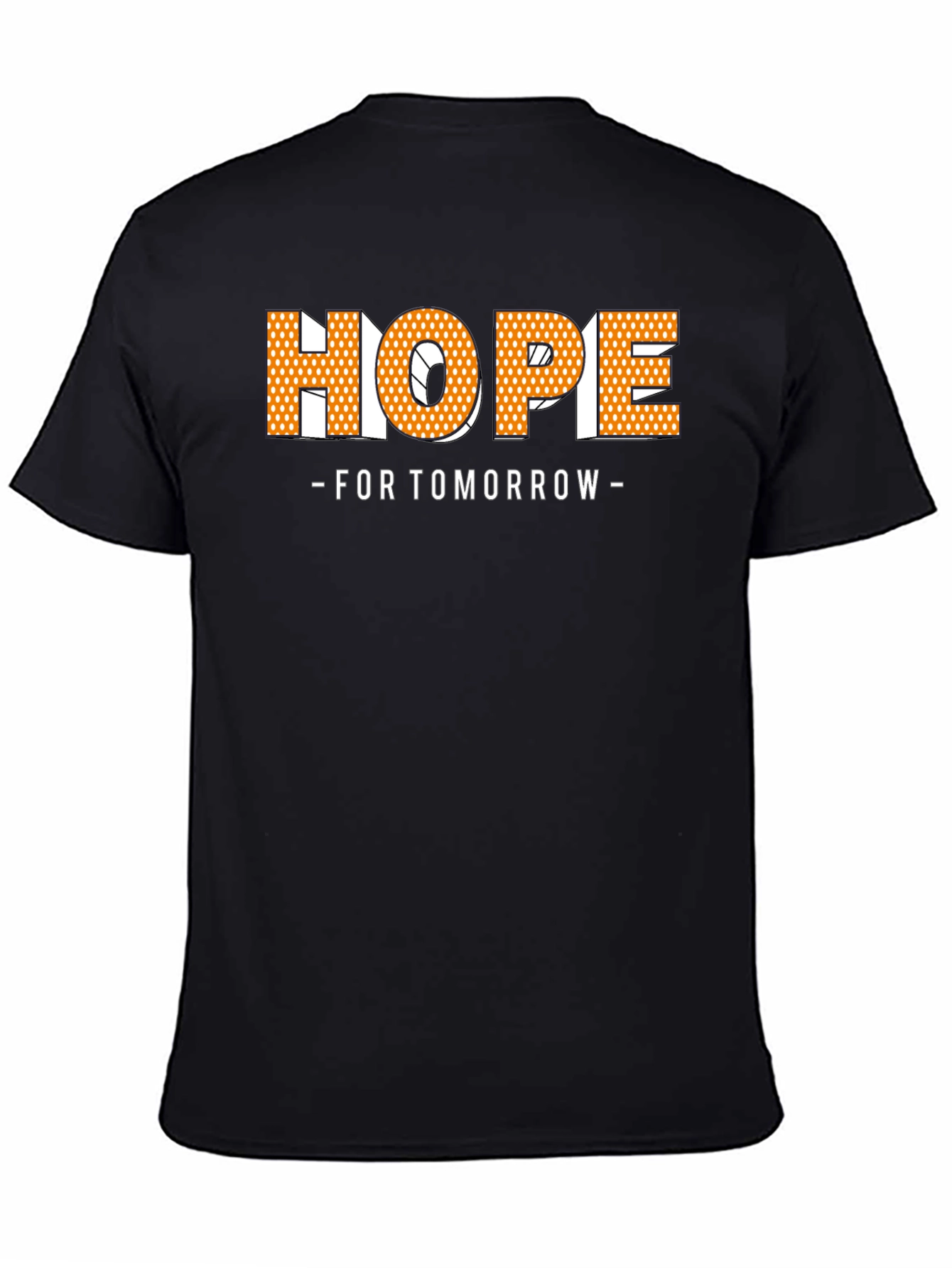 Black Hope For Tomorrow Graphic T-Shirt view 4