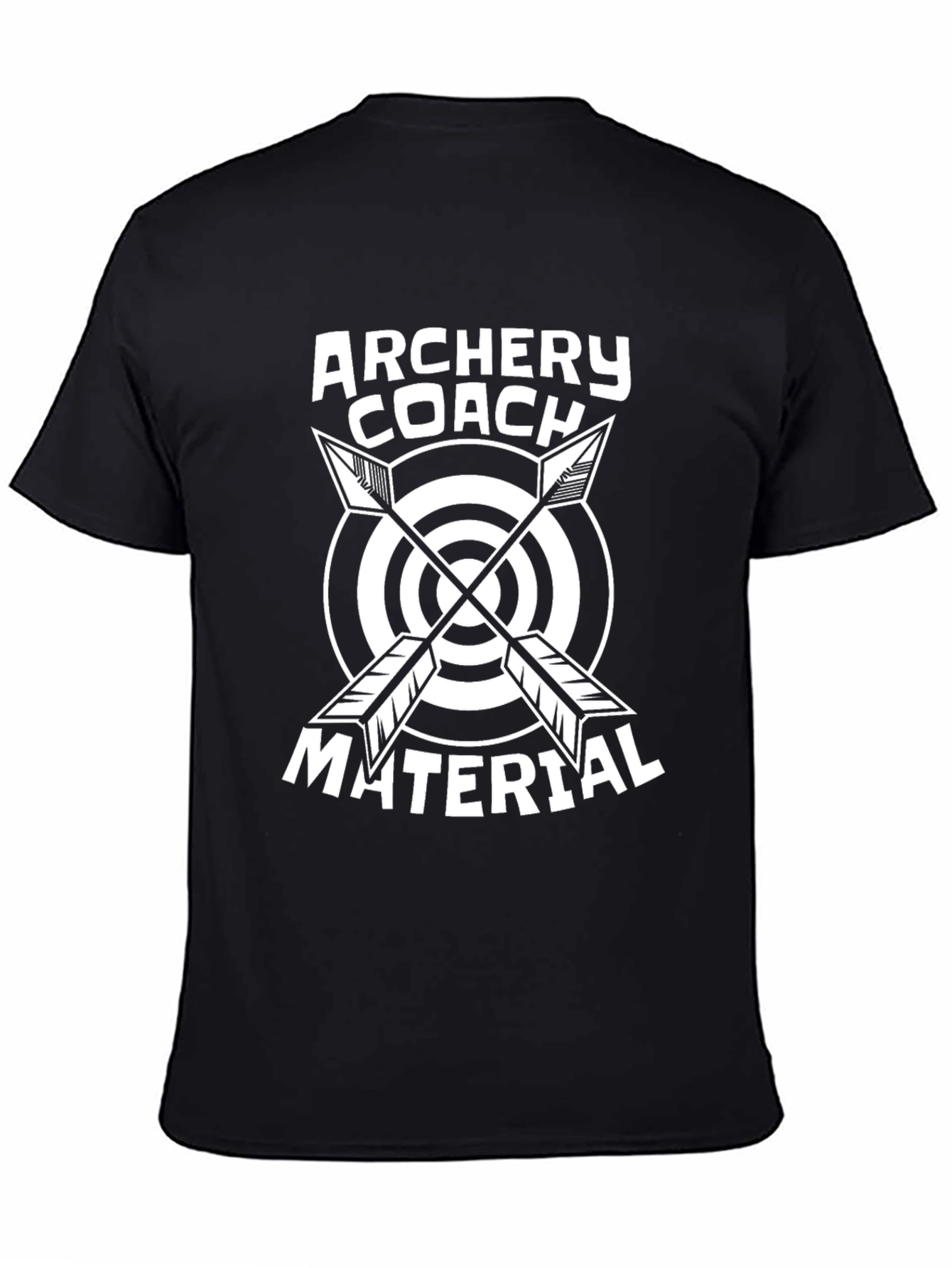 Black Archery Coach Material Black T-Shirt view 4
