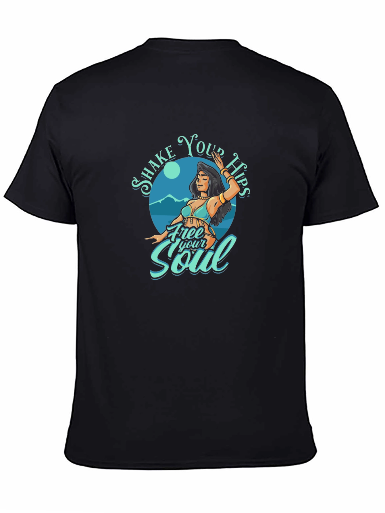 Black Shake Your Hips Graphic Tee - Free Your Soul view 4