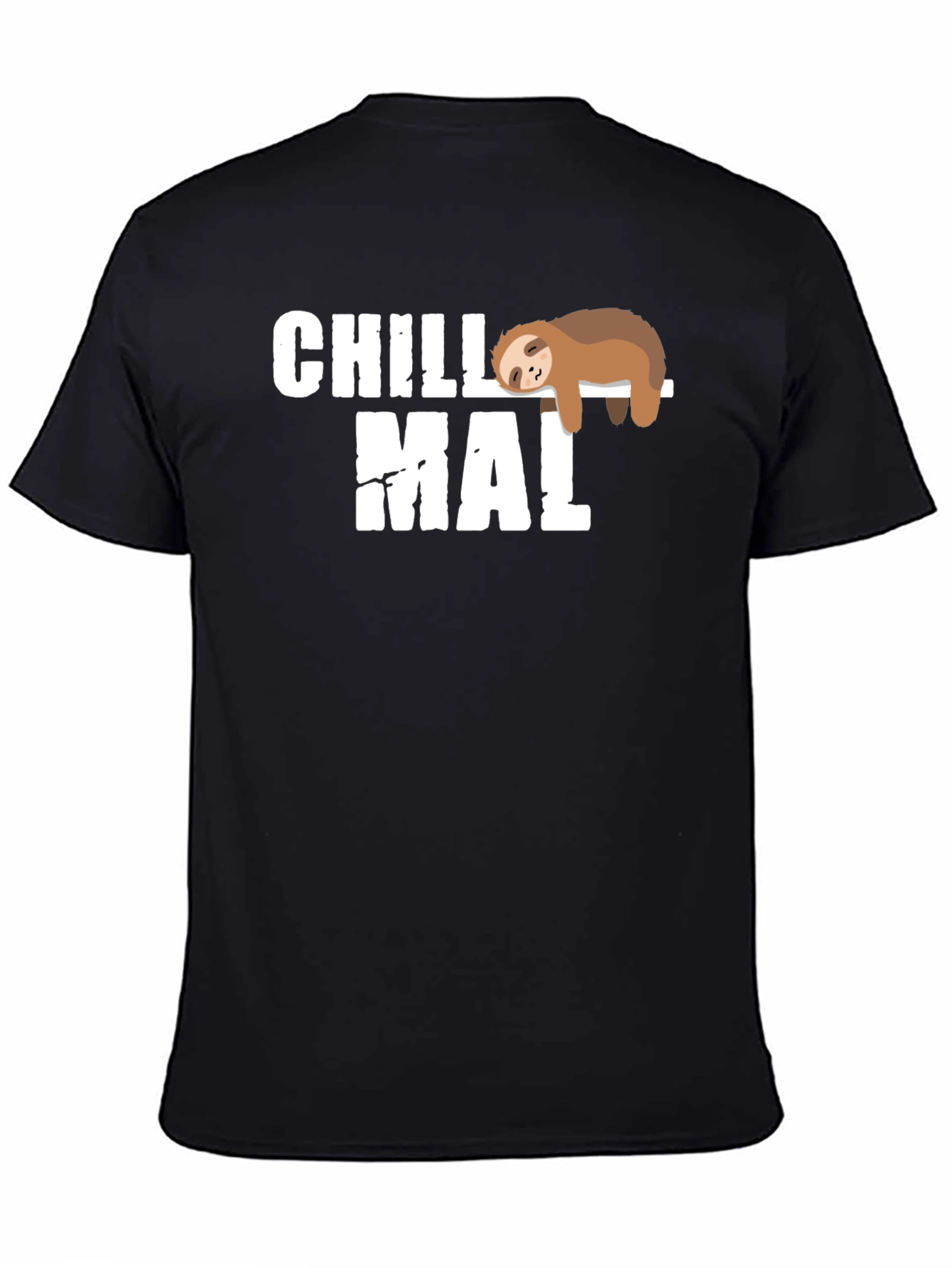 Black Chill Mal Sloth T-Shirt - Relaxed Fit view 4