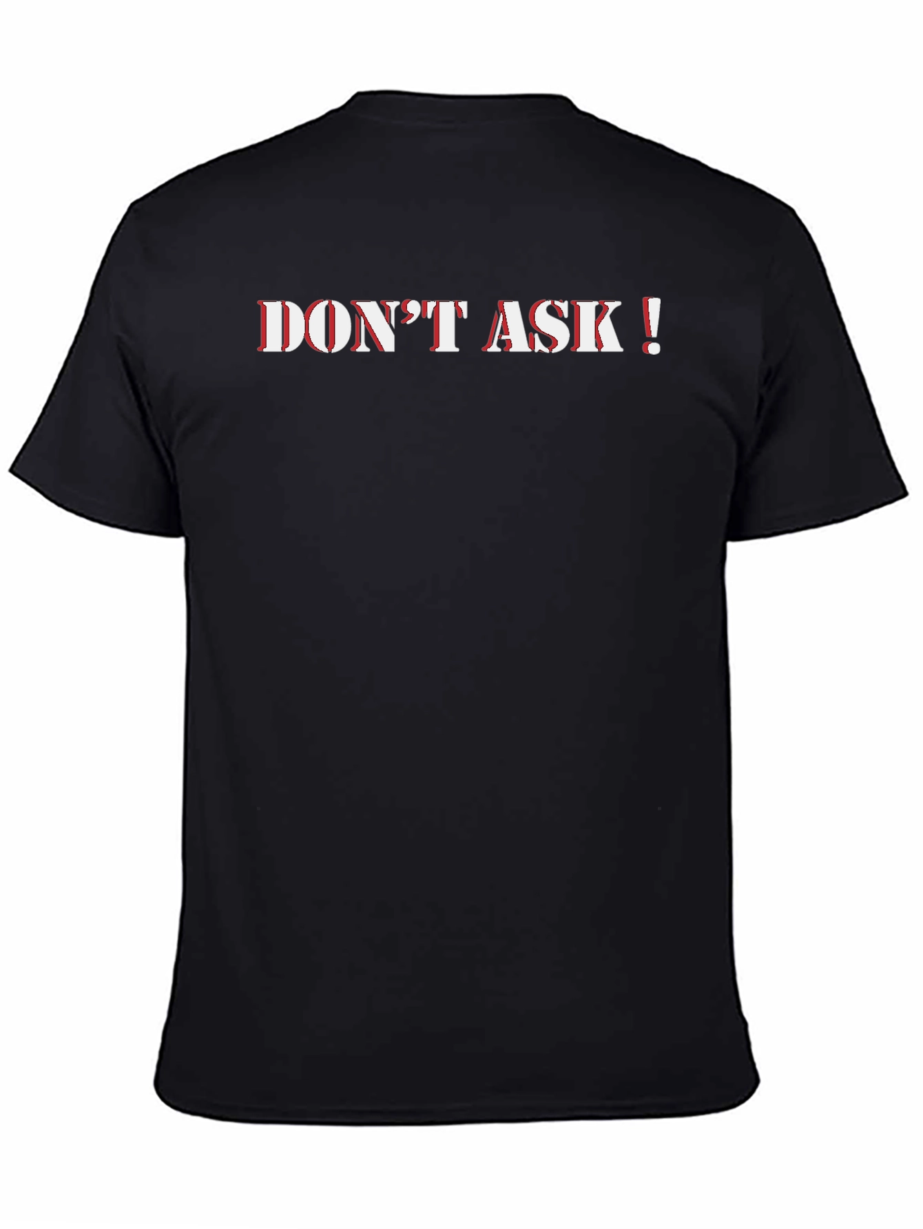 Black Don't Ask Black Graphic Tee view 4