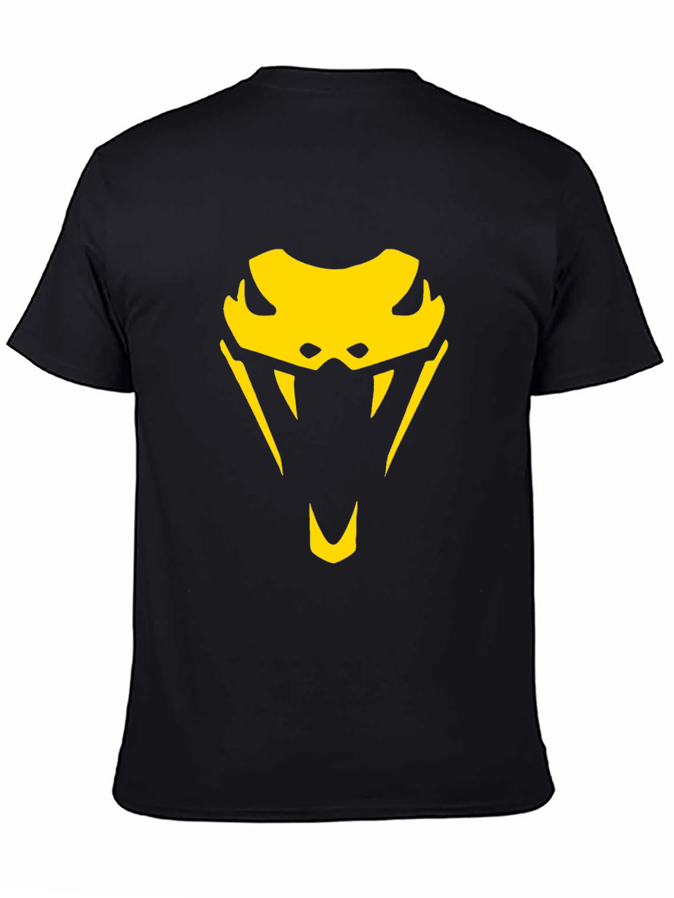 Black Viper Snake Logo Graphic T-Shirt view 4