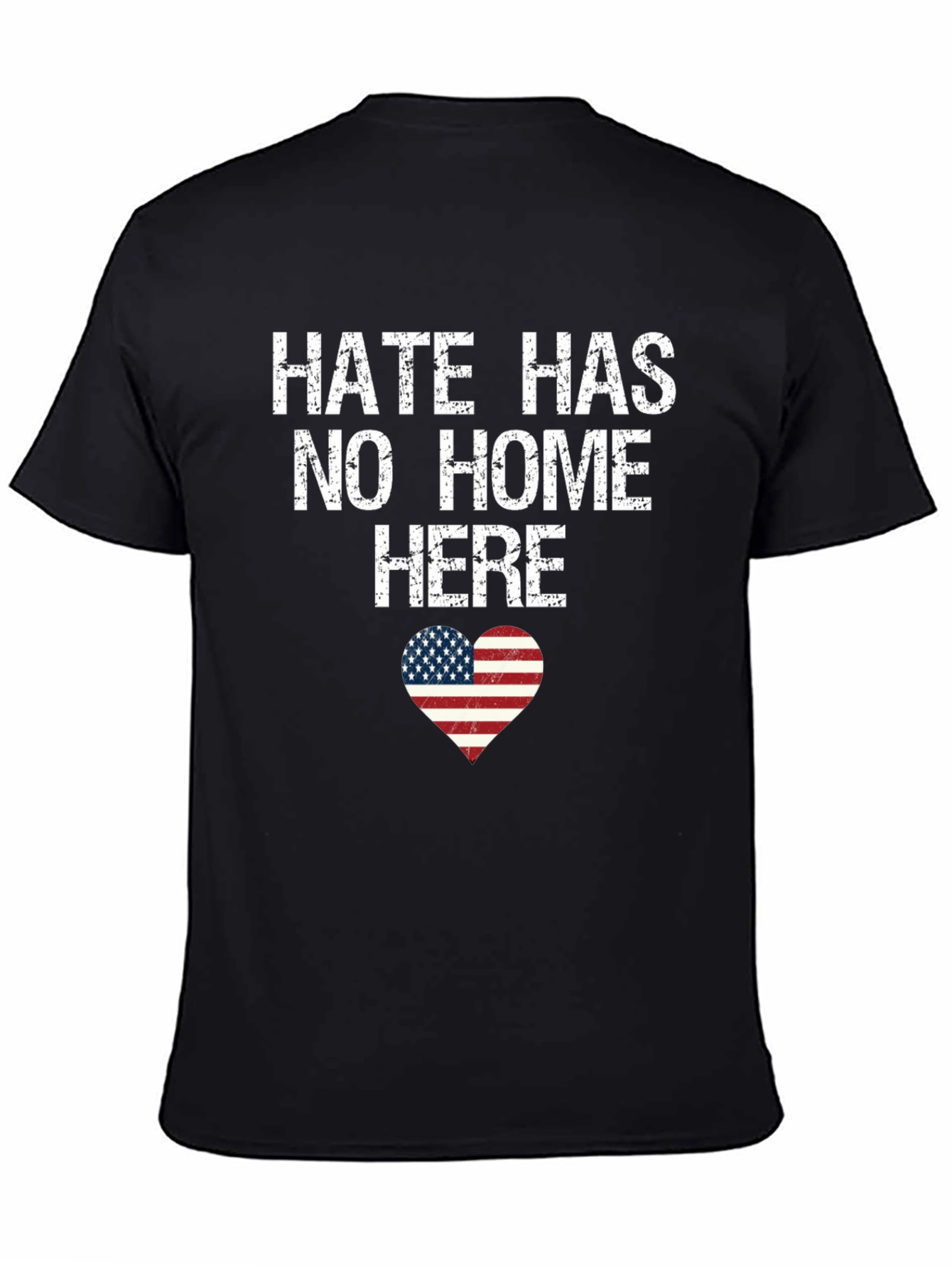 Black Hate Has No Home Here Graphic Tee view 4