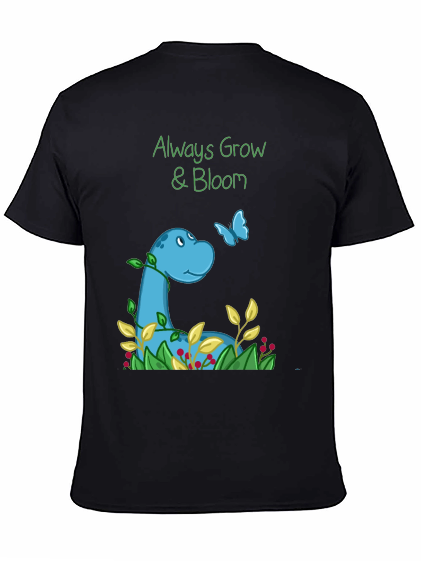 Black Always Grow & Bloom Graphic Tee view 4