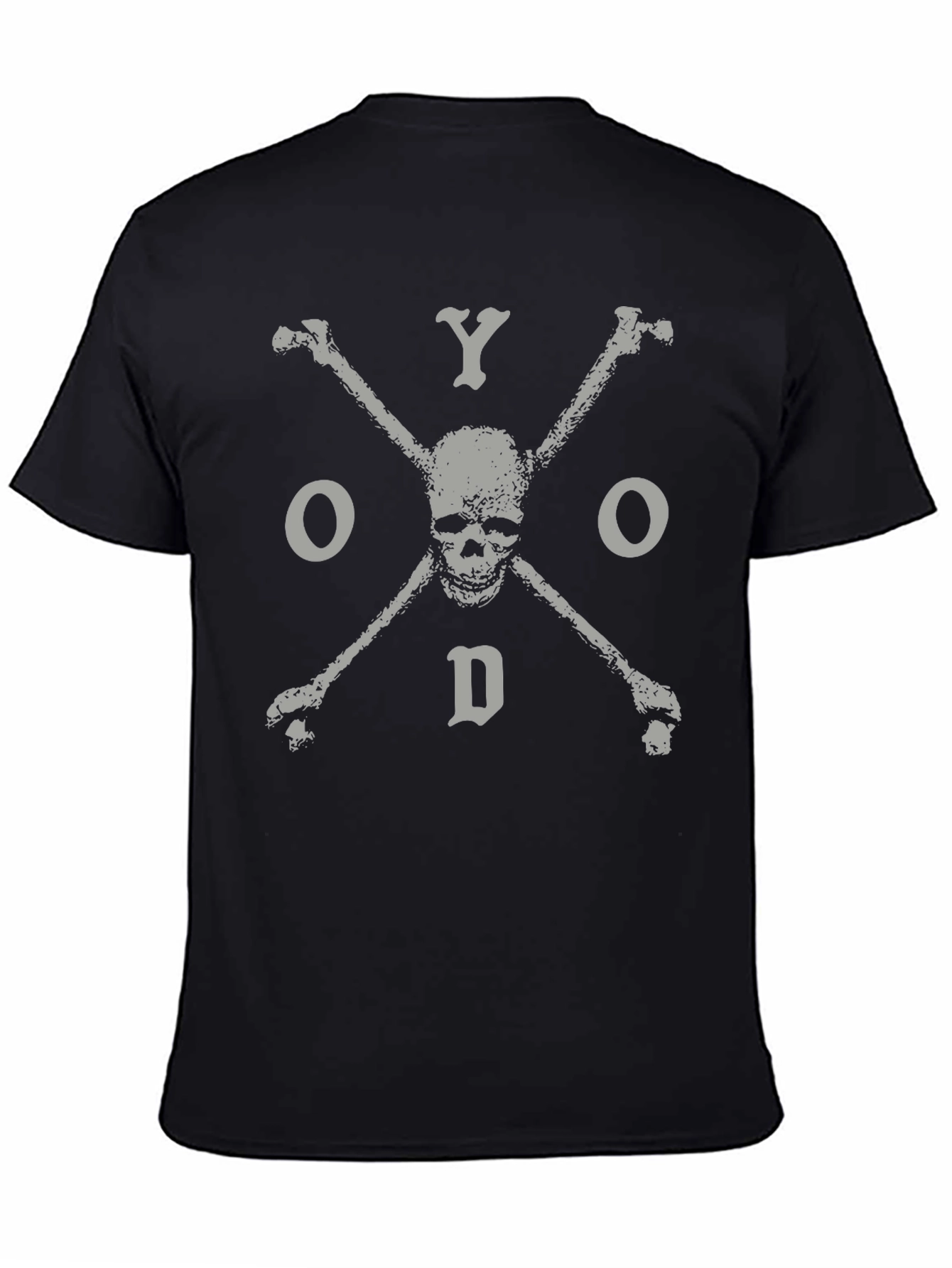 Skull & Crossbones Graphic Tee - YOLO Design - 4