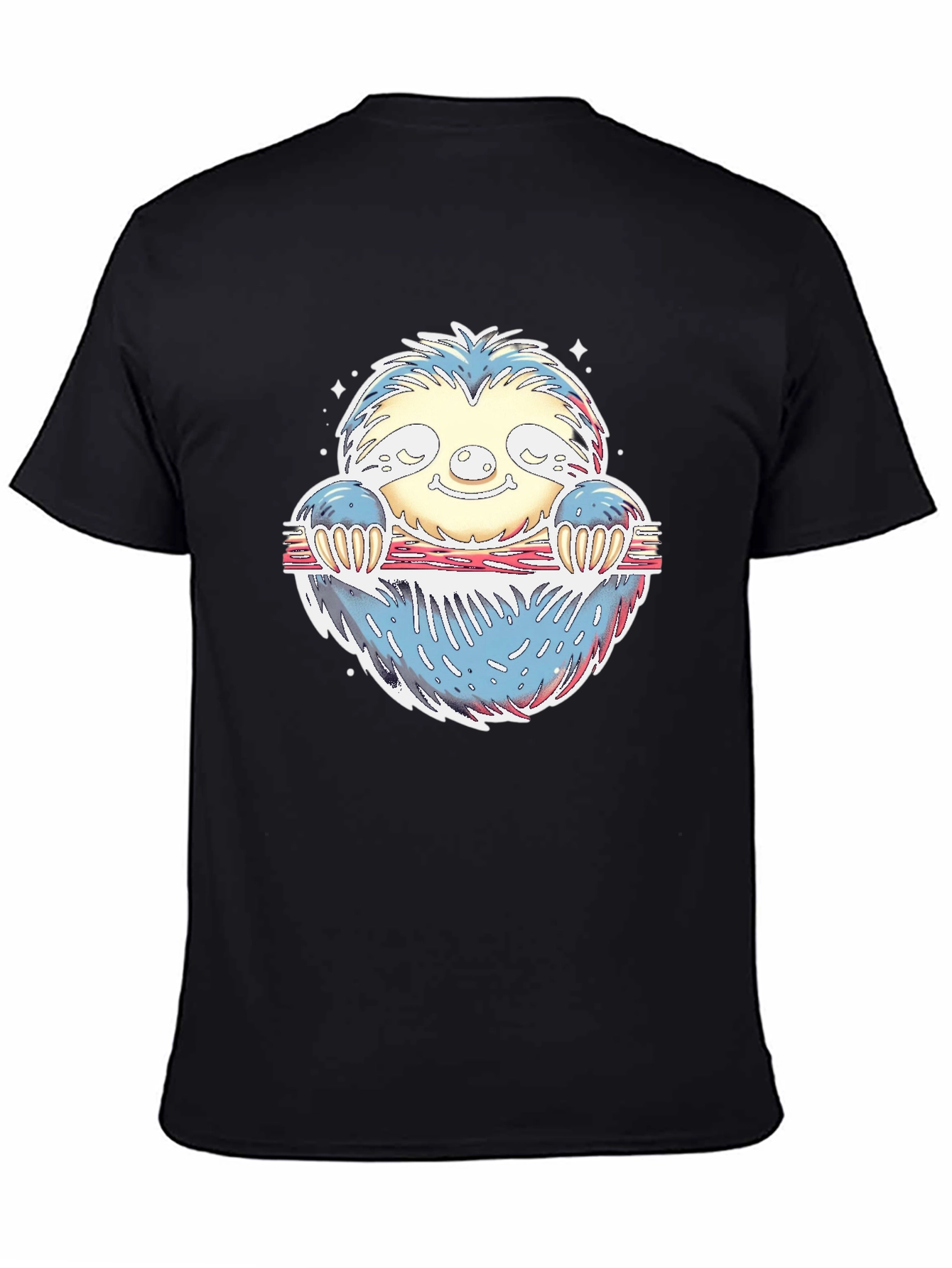 Sloth Graphic T-Shirt - Relaxed Fit - 4