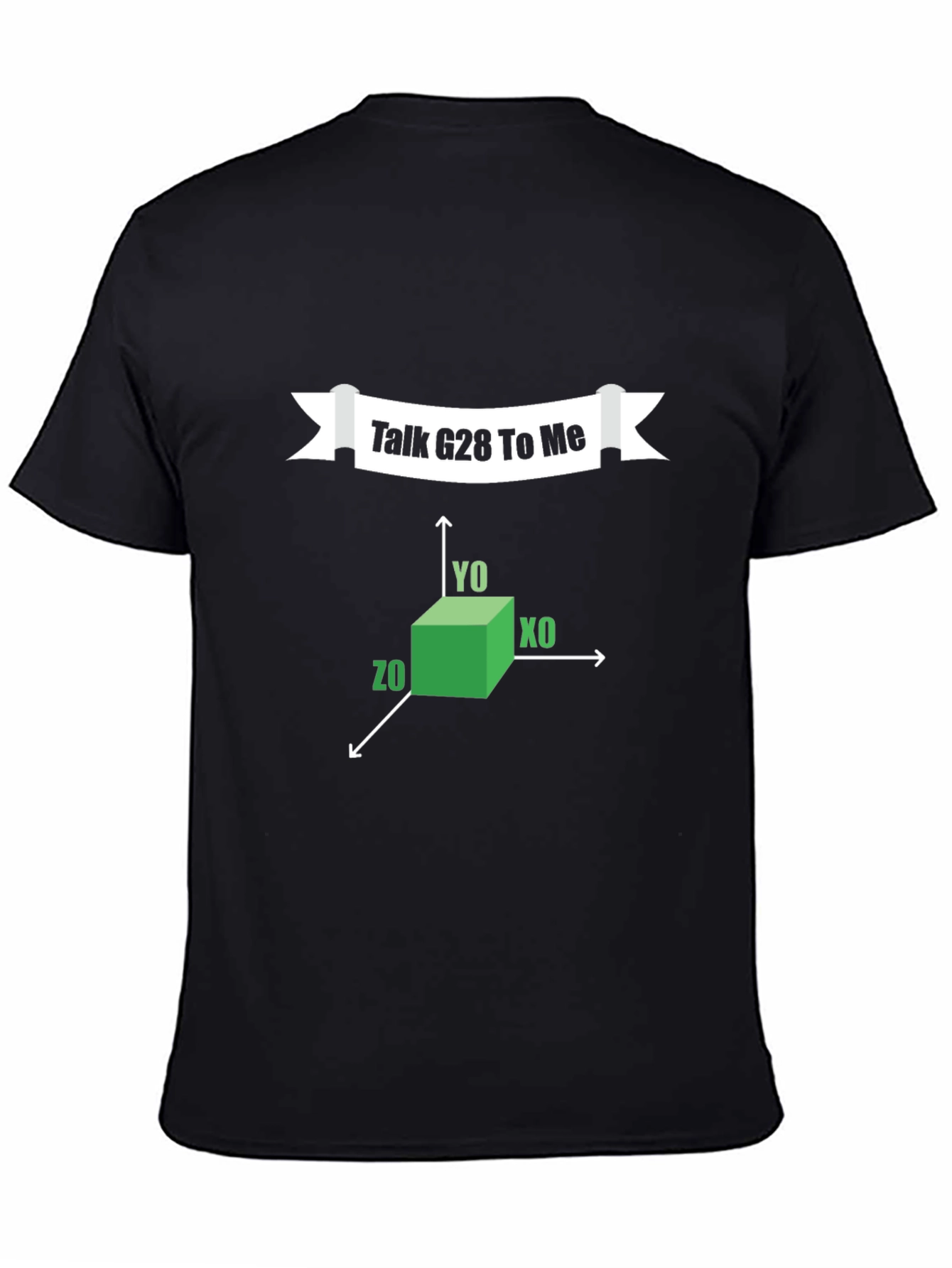 Black Talk G28 To Me T-Shirt - Coding Humor Tee view 4