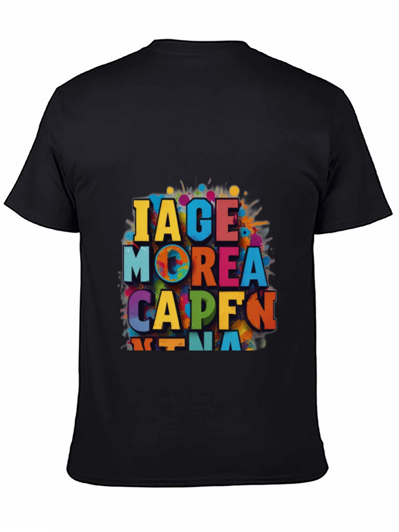 Black IACE MOREA CAPFN KTNA Graphic Tee view 4
