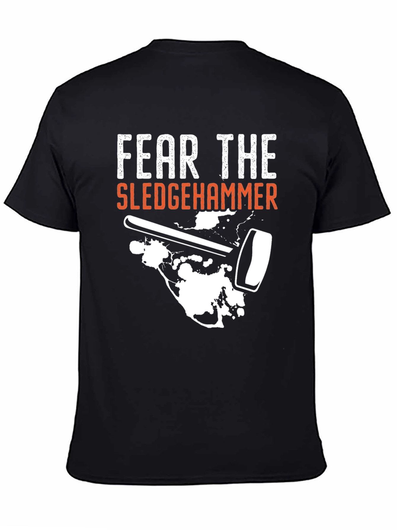 Black Fear the Sledgehammer Graphic Tee view 4