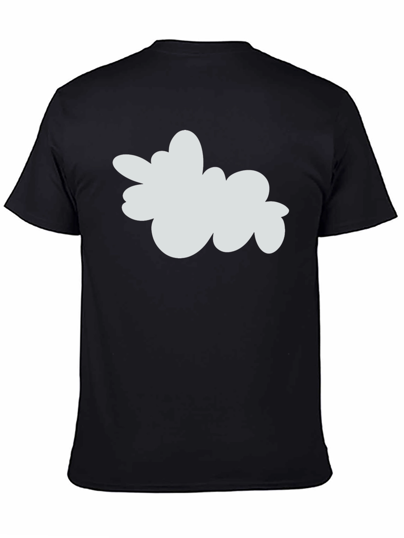 Black Cloud Graphic Tee - Casual Style view 4
