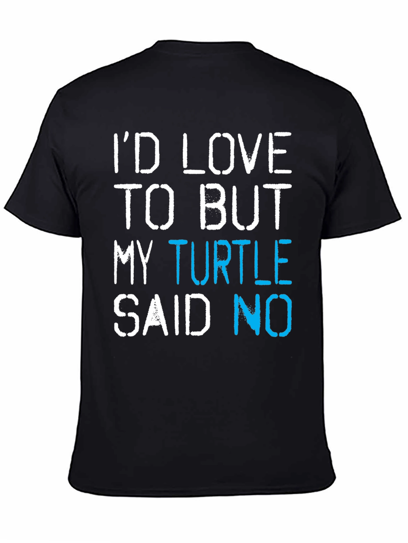 Black Turtle Said No Graphic T-Shirt view 4