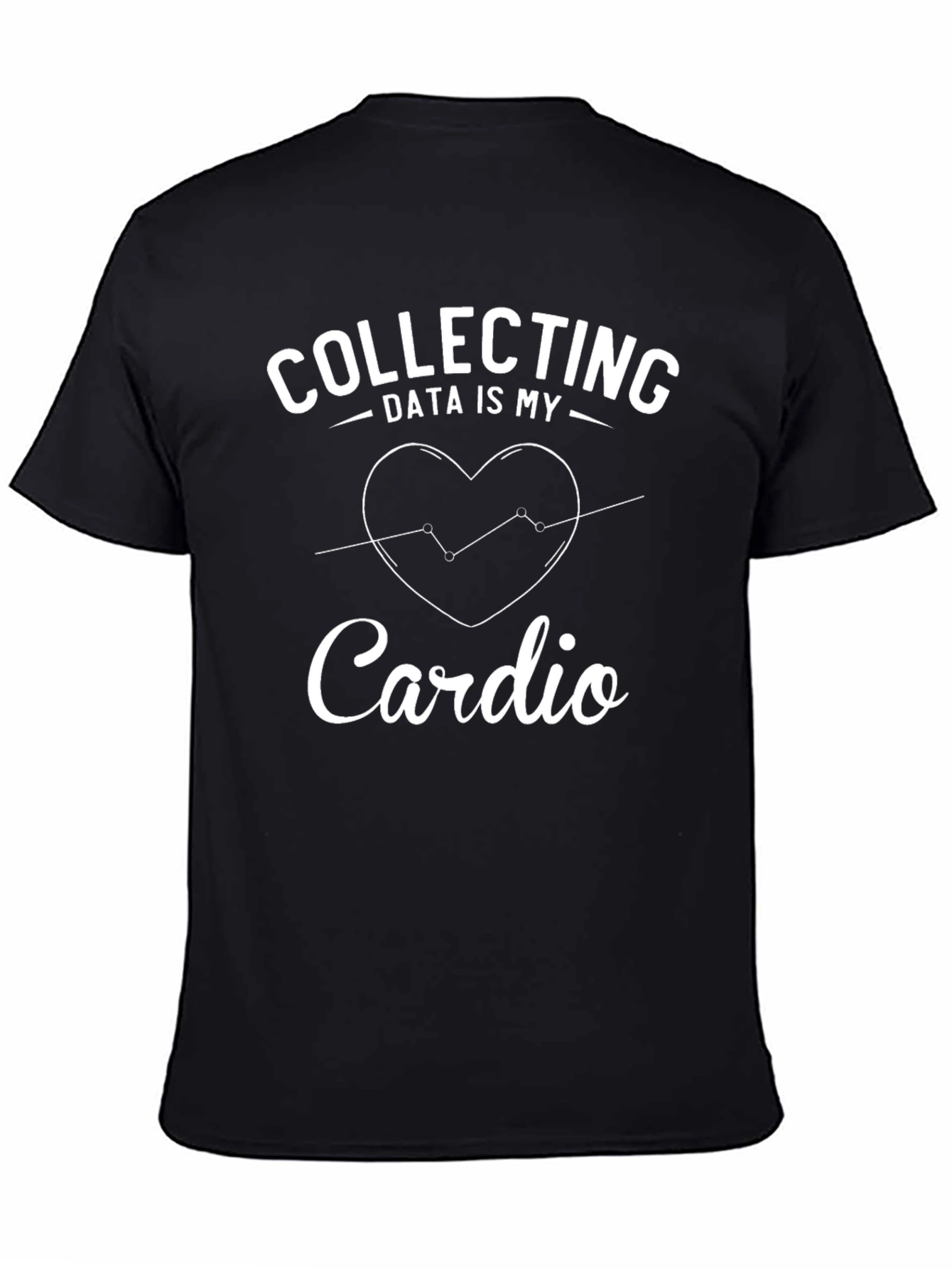 Black Data Collection Cardio T-Shirt view 4
